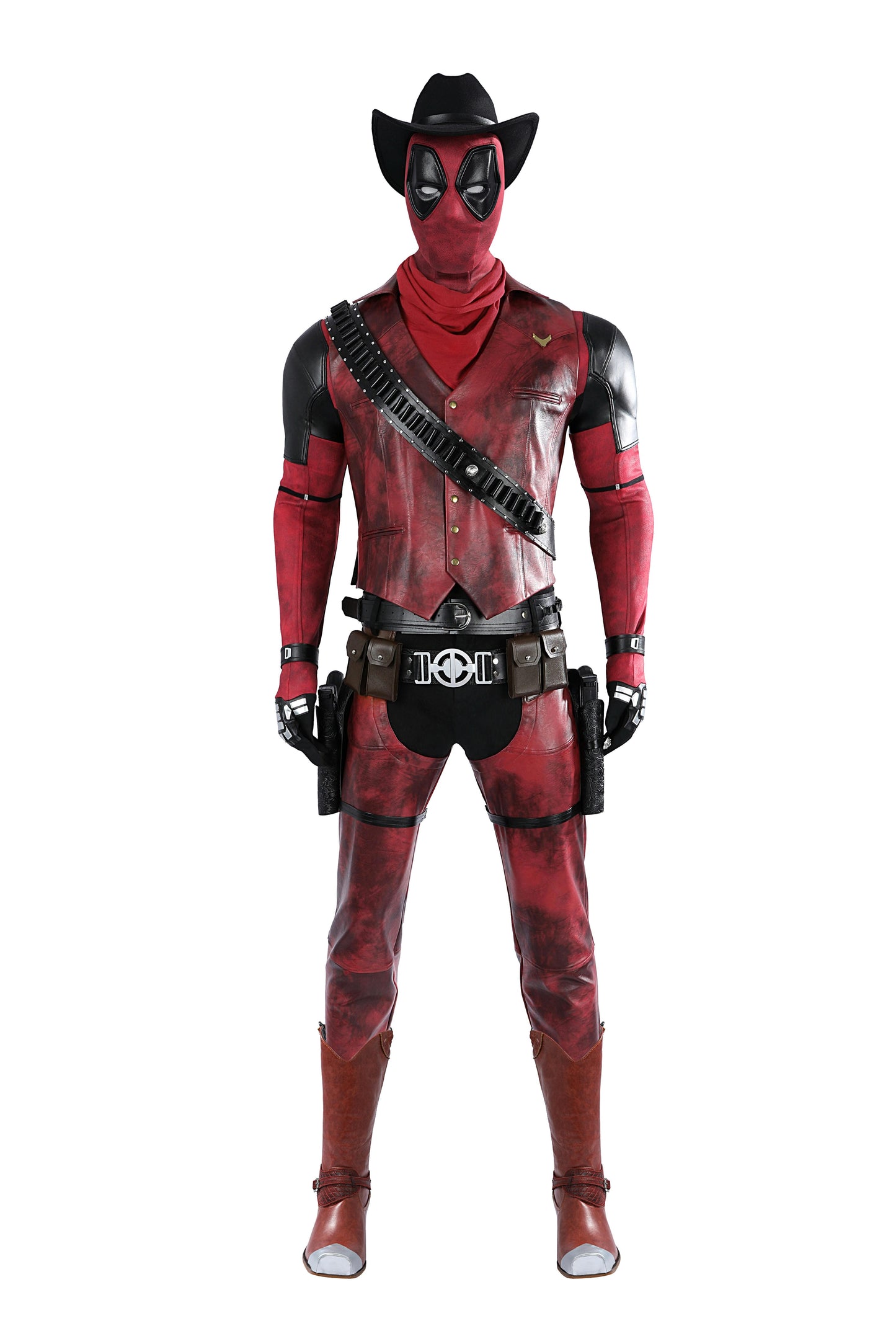 Deadpool 3 Cowboy Custom Cosplay Shoes | Superhero Footwear
