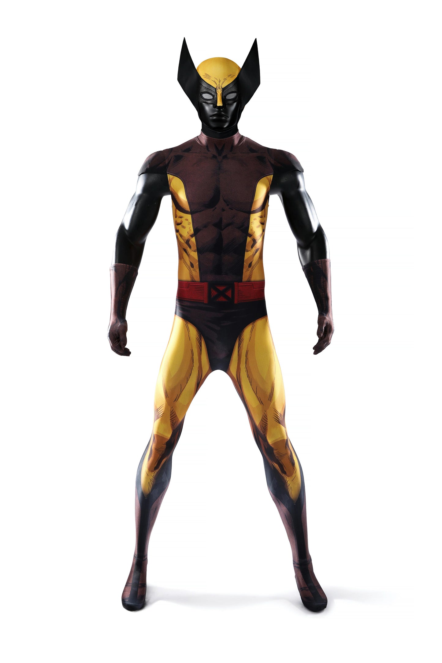Costume de cosplay Wolverine marron des X-Men | Tenue d'anime 