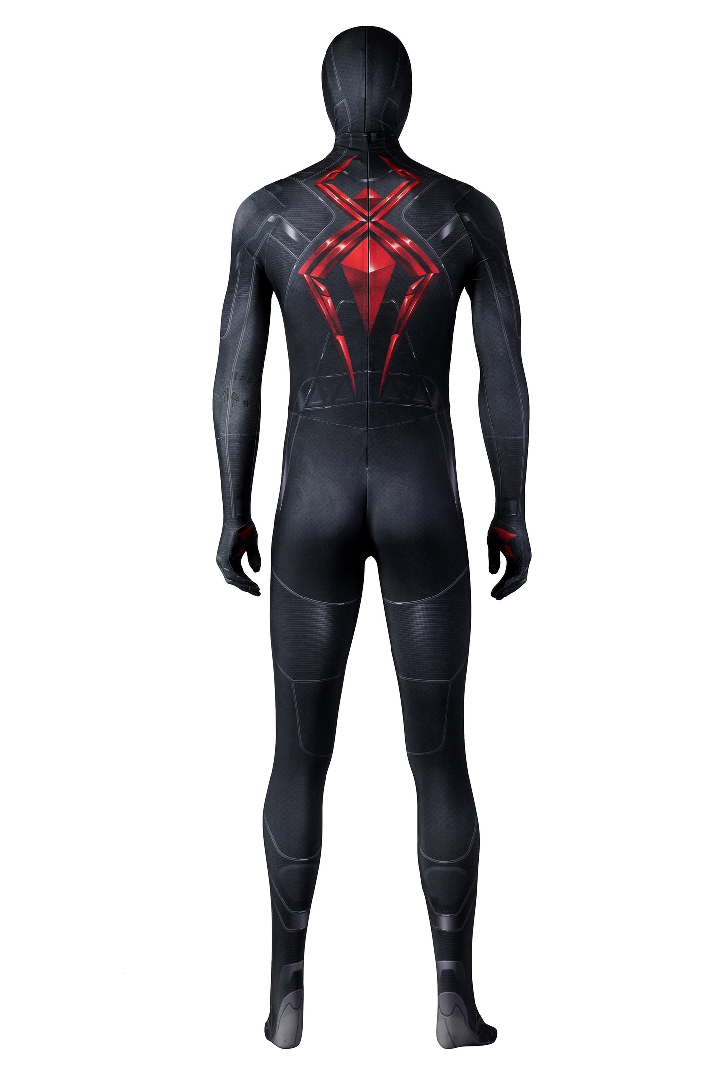 Marvel Spiderman Dark Suit Complete Cosplay Costume Outfit