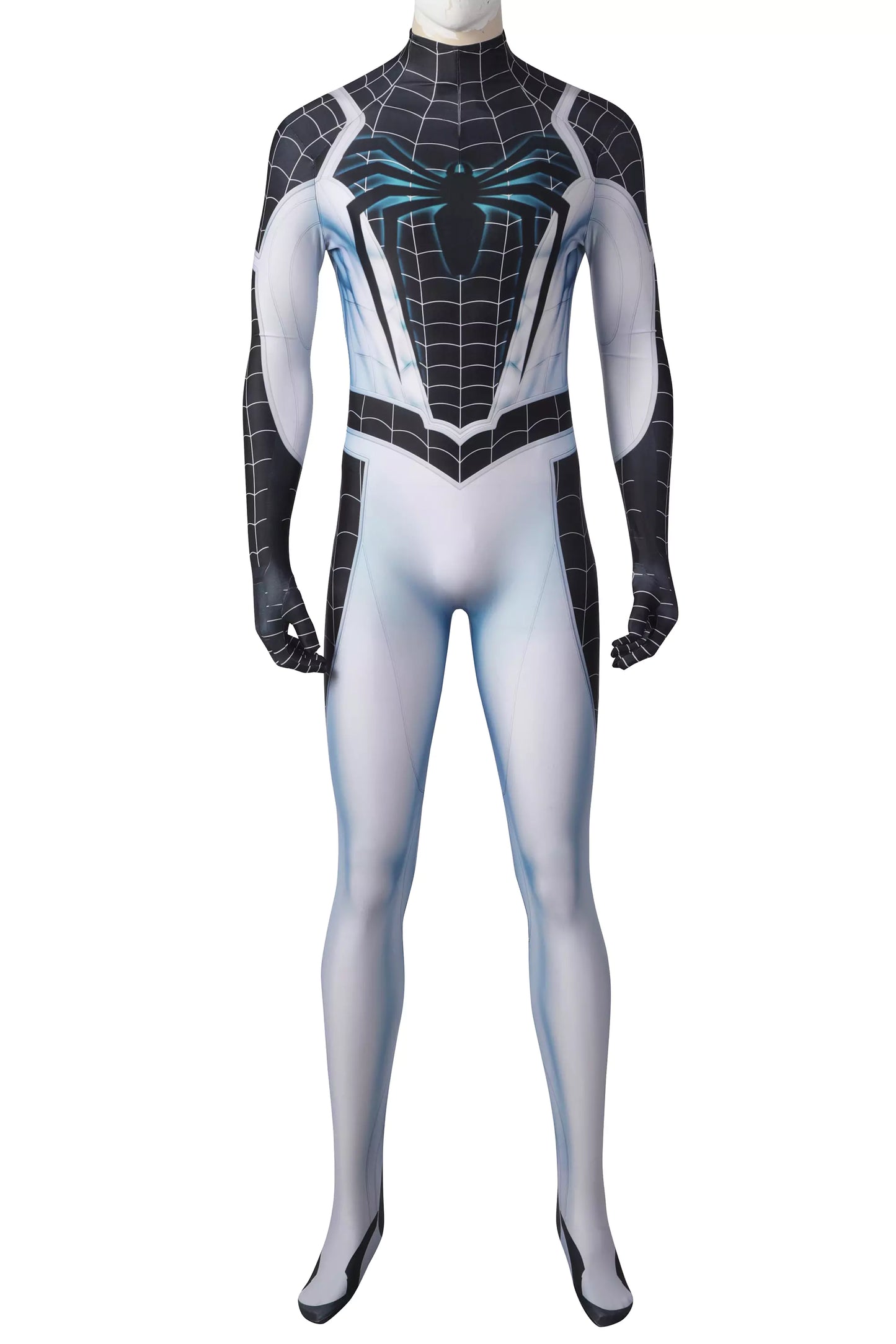 Marvel Spiderman PS5 Negative Suit Complete Cosplay Costume Outfit