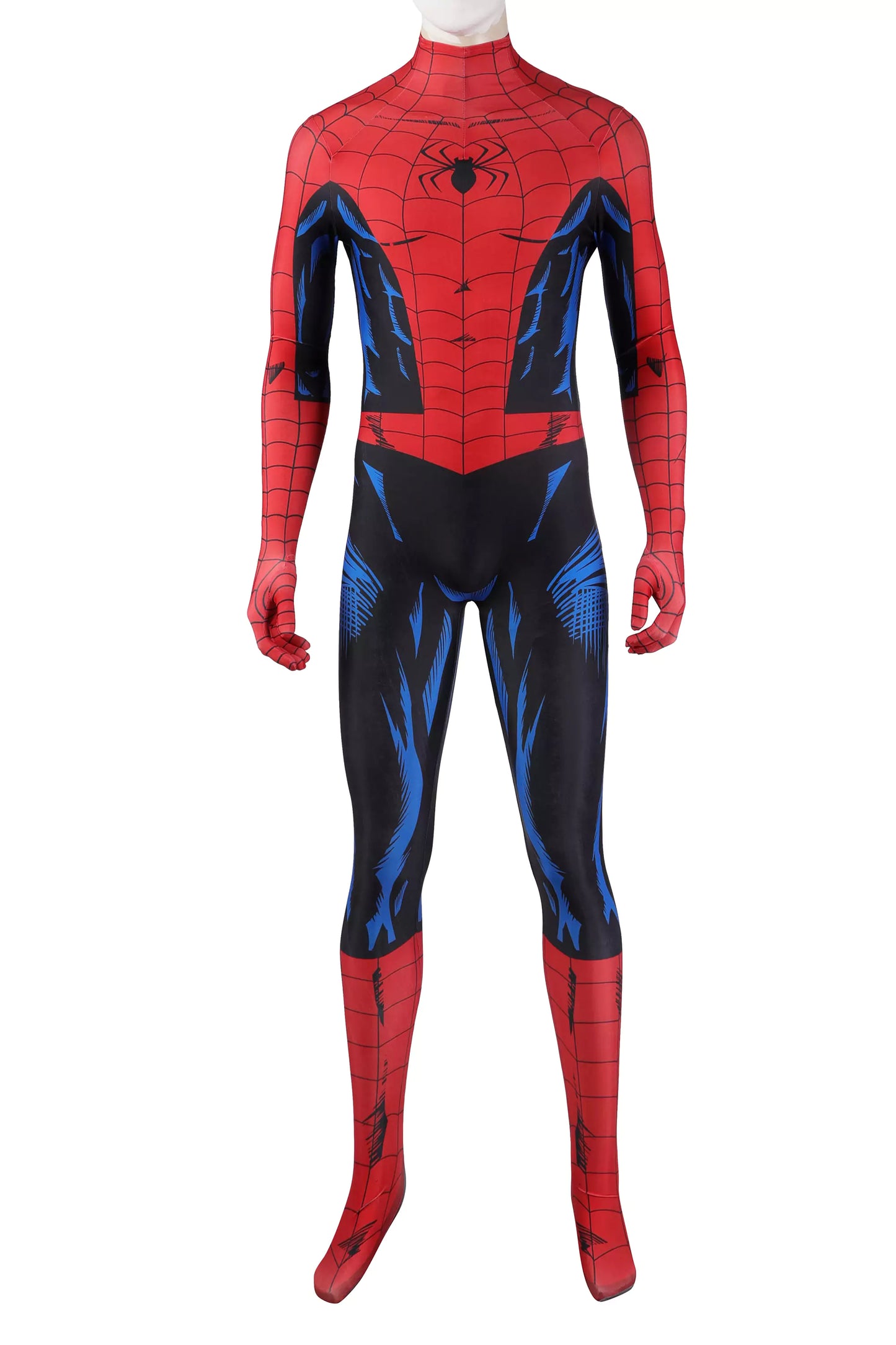 Marvel Spiderman Vintage Comic Complete Cosplay Costume Outfit