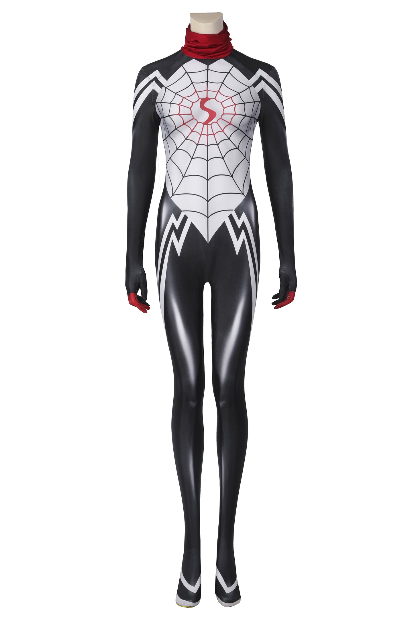 Marvel Spiderman Silk Cindy Moon Complete Cosplay Costume Outfit