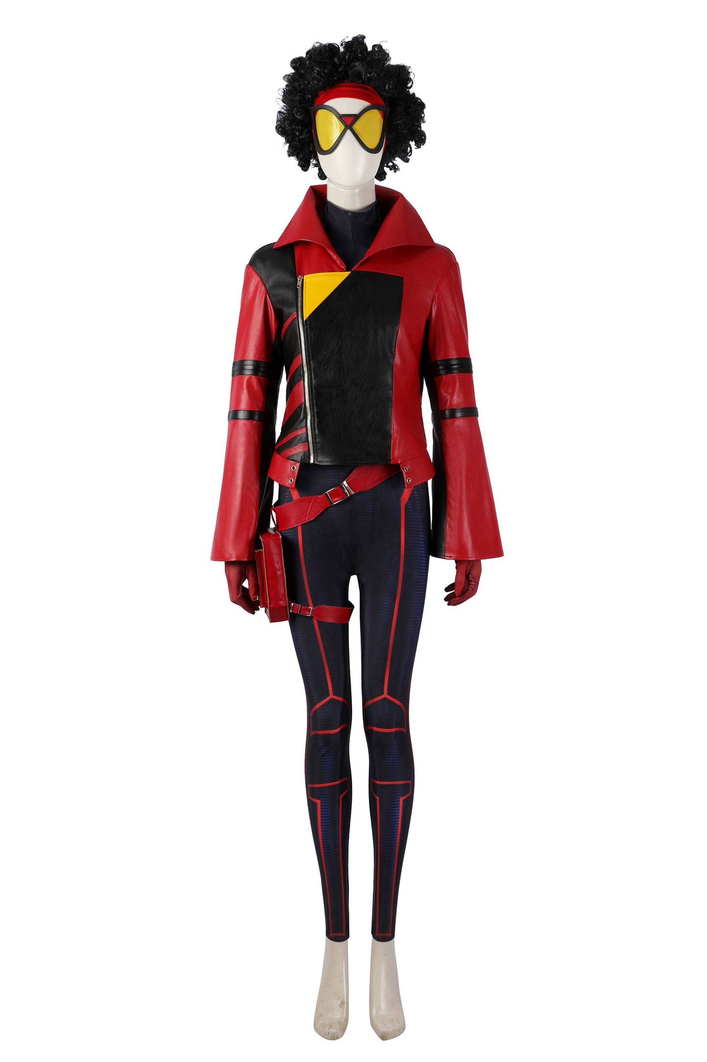 Marvel Spiderman Jessica Drew Complete Cosplay Costume Outfit