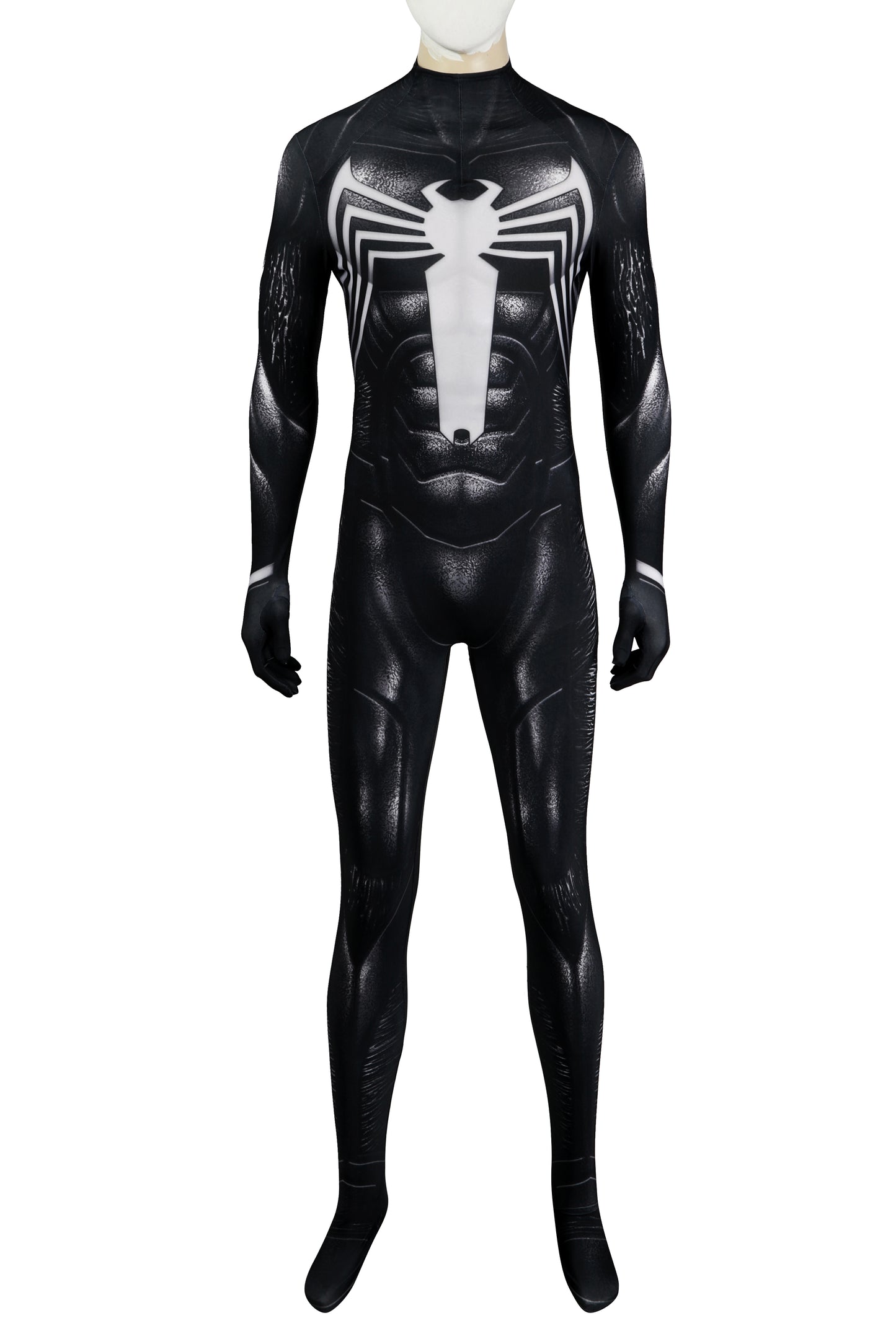 Marvel Spiderman 2 Black Suit Complete Cosplay Costume Outfit