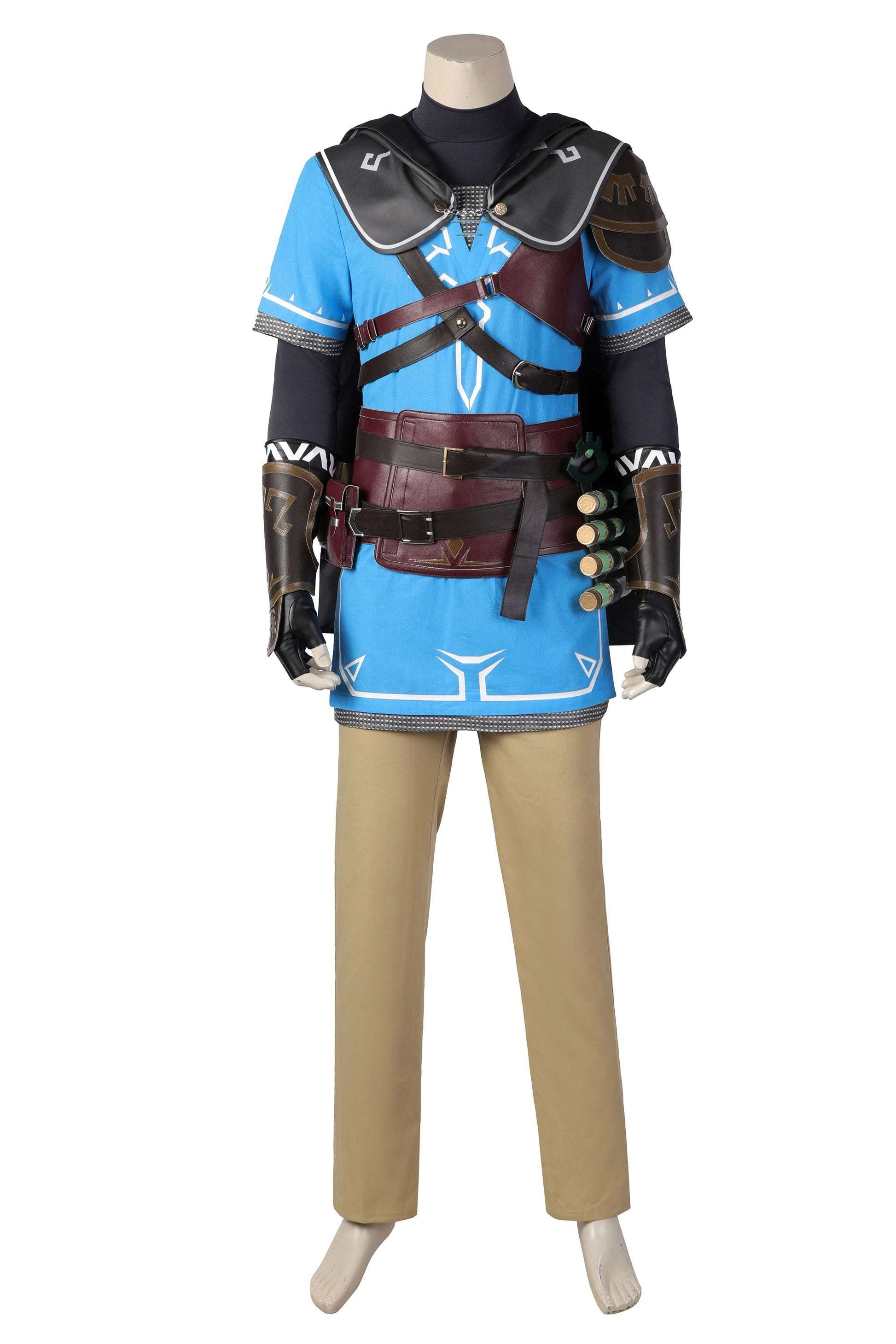 The Legend of Zelda Tears of the Kingdom Link Complete Cosplay Costume Outfit