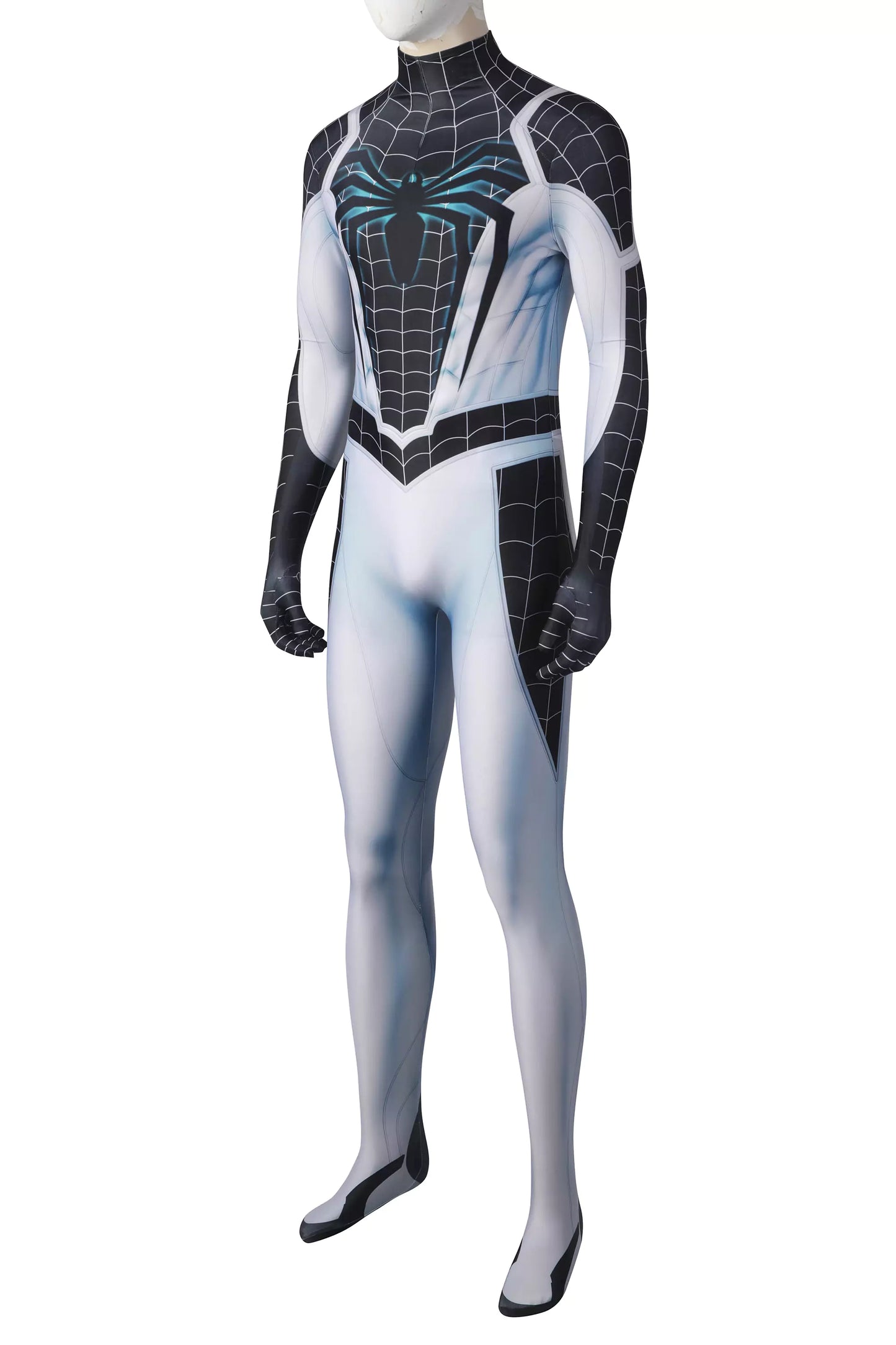 Spider-Man PS5 Negative Suit Cosplay Costume | Marvel Outfit