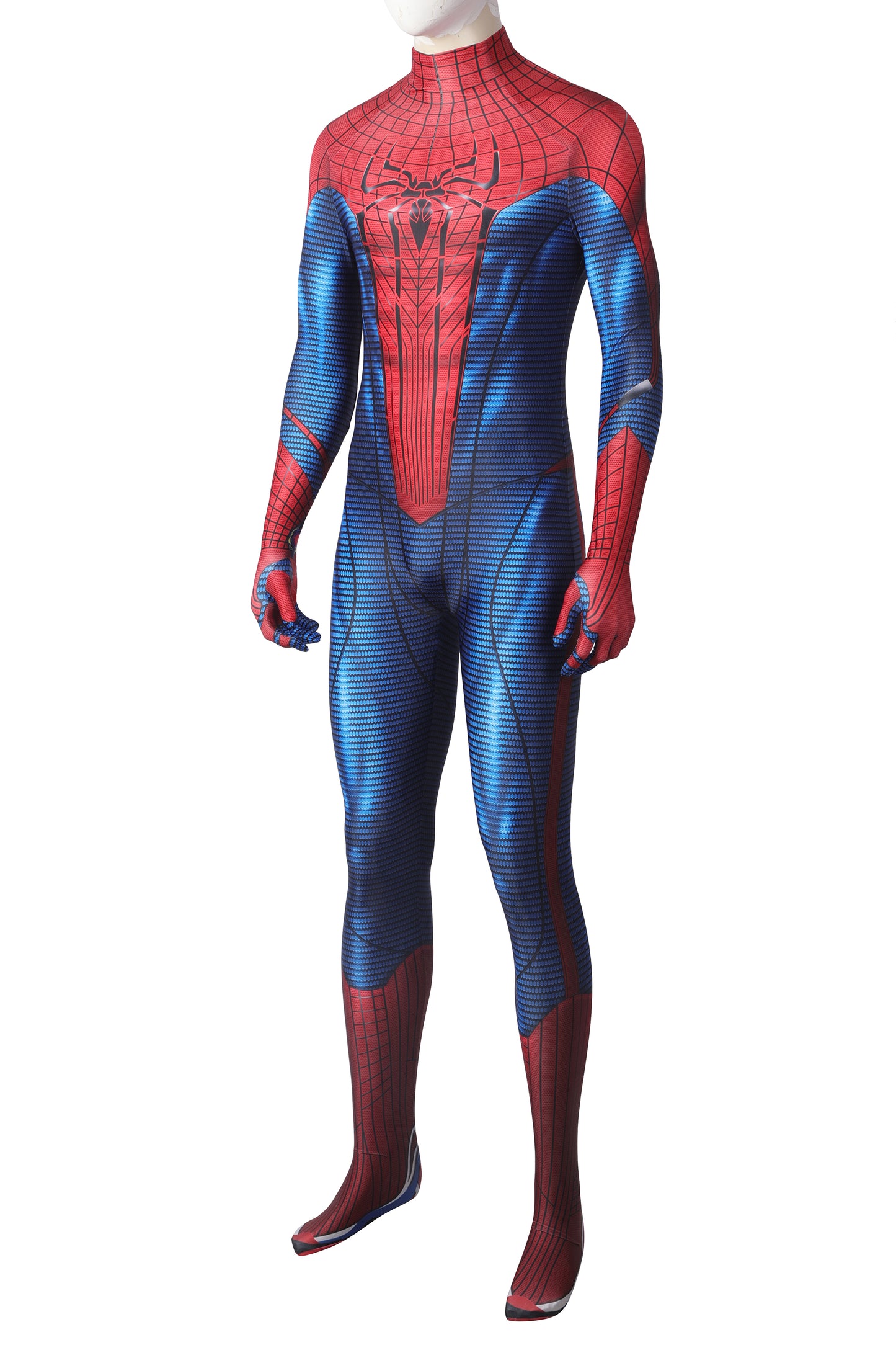 Marvel Spiderman PS5 Amazing Suit Complete Cosplay Costume Outfit