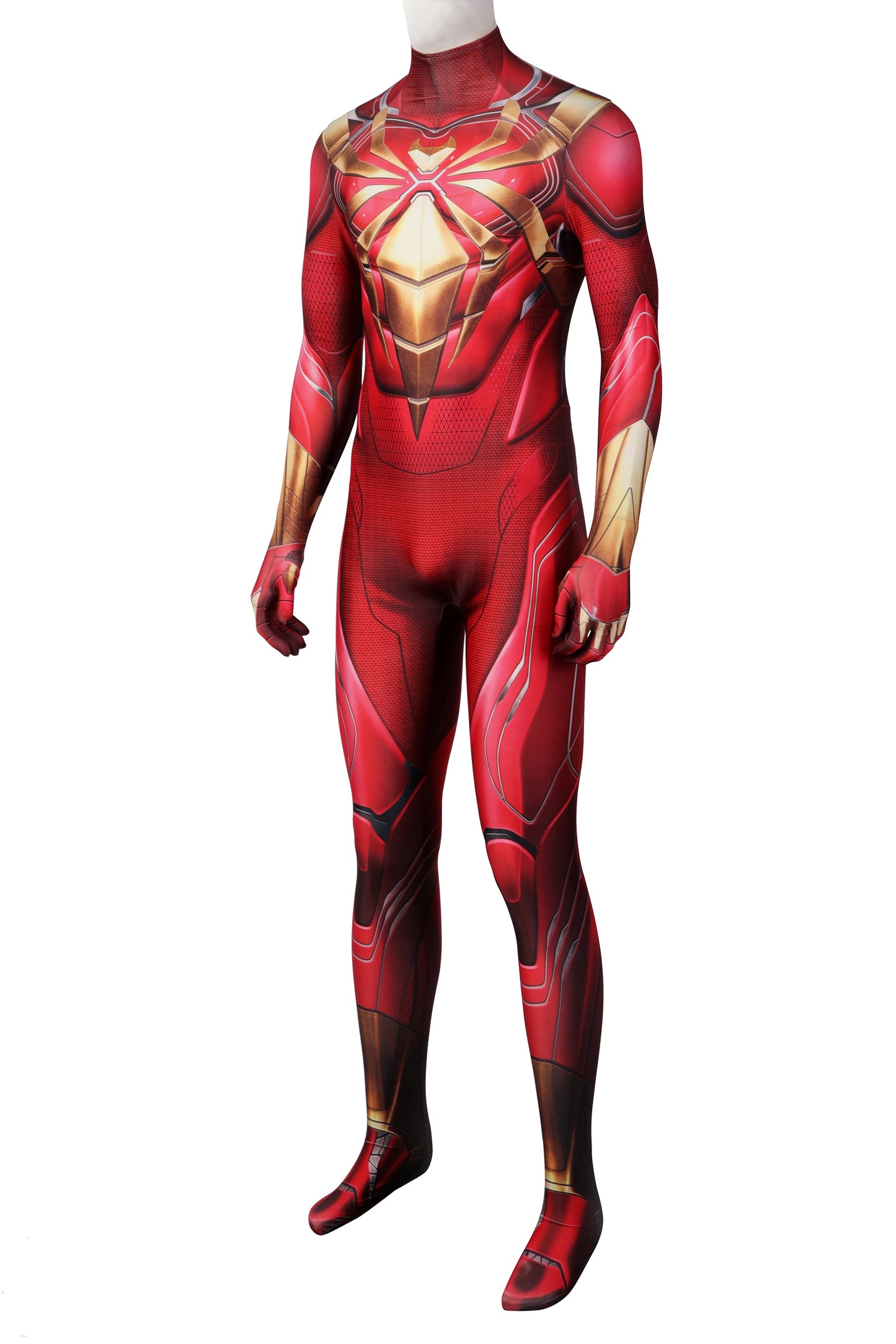 Spider-Man PS5 Iron Spider Suit Cosplay Costume | Marvel Outfit