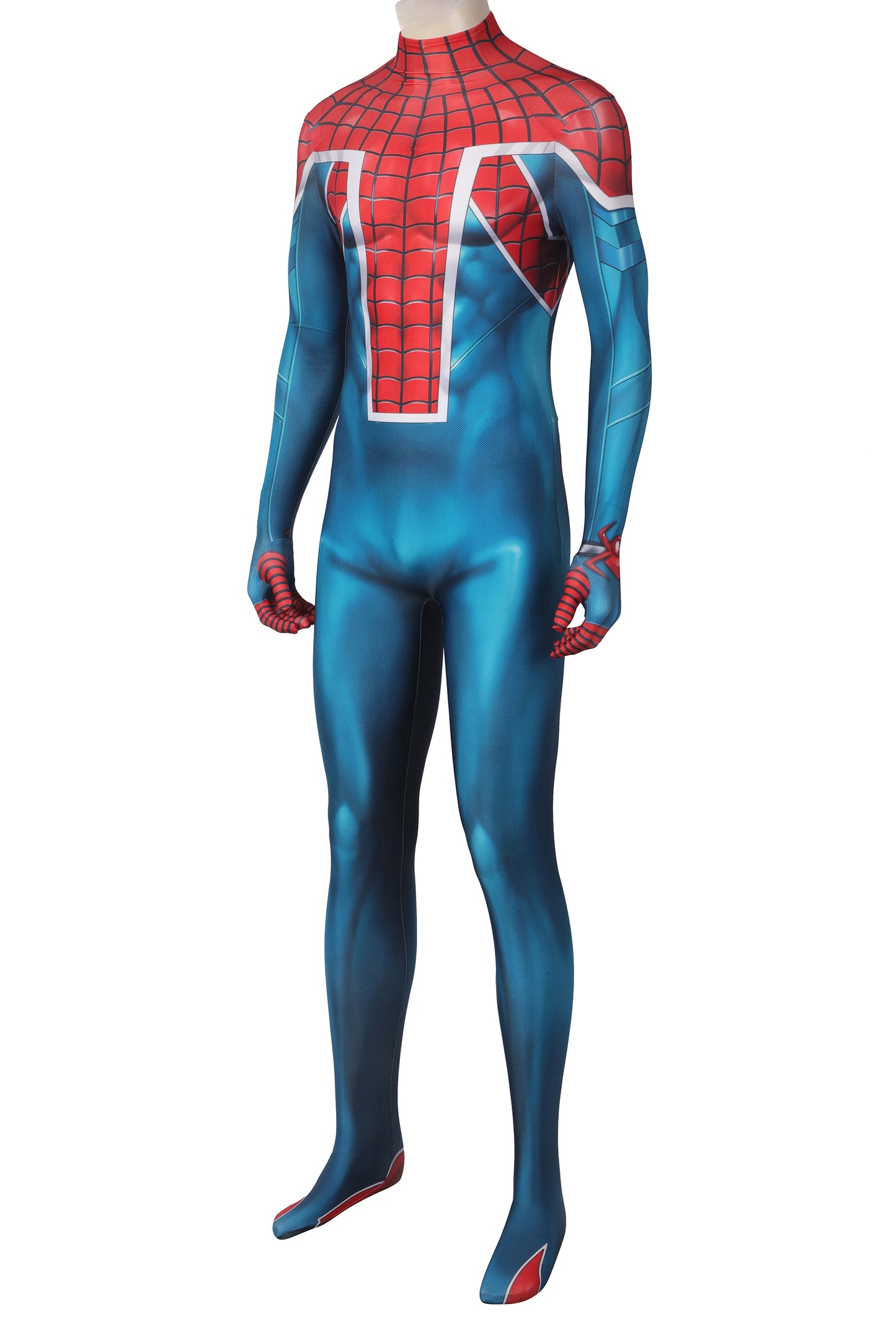 Marvel Spiderman PS5 UK Suit Complete Cosplay Costume Outfit