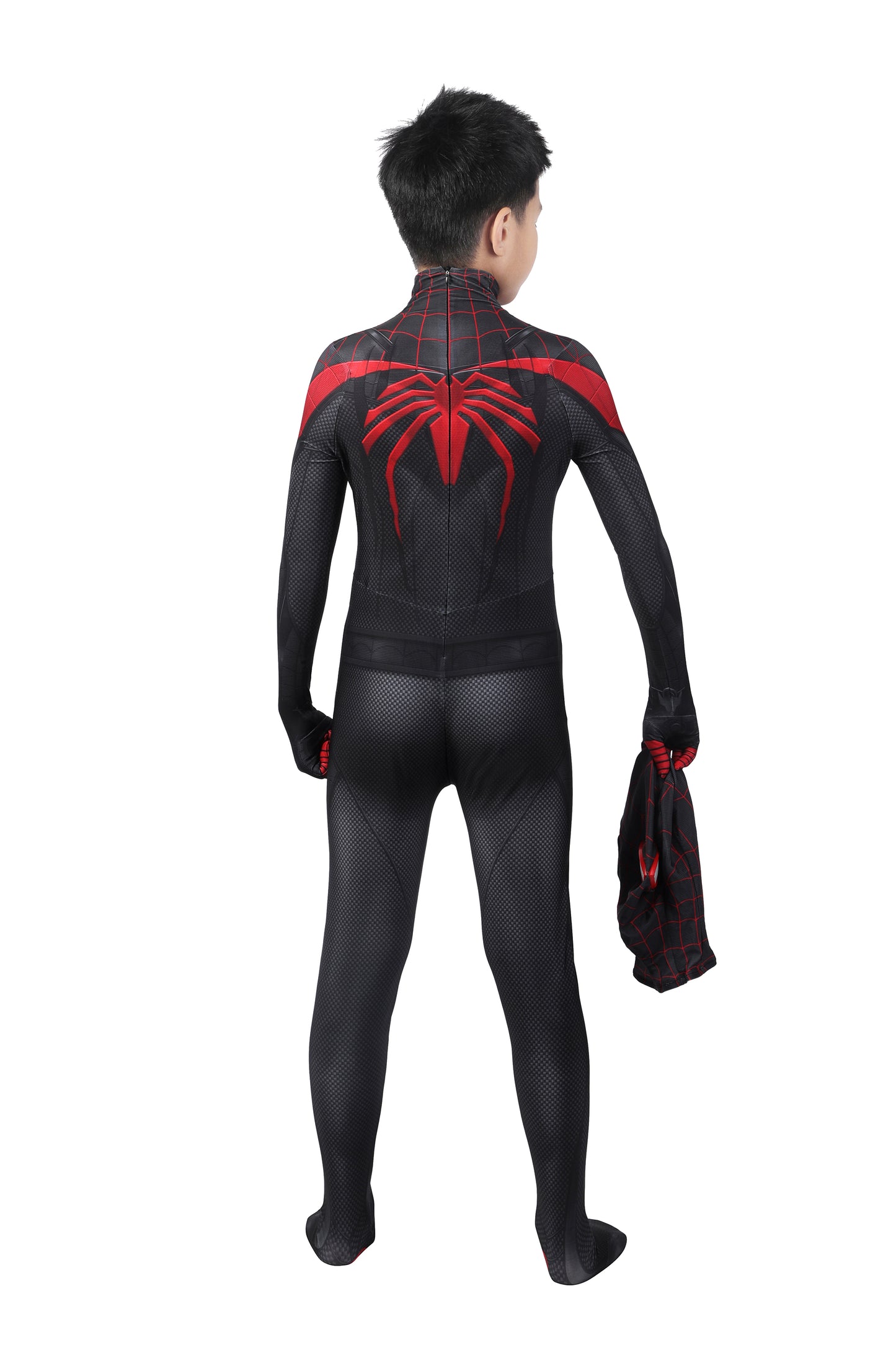 Kids Spider-Man PS5 Miles Morales V2 Cosplay Costume | Marvel Outfit