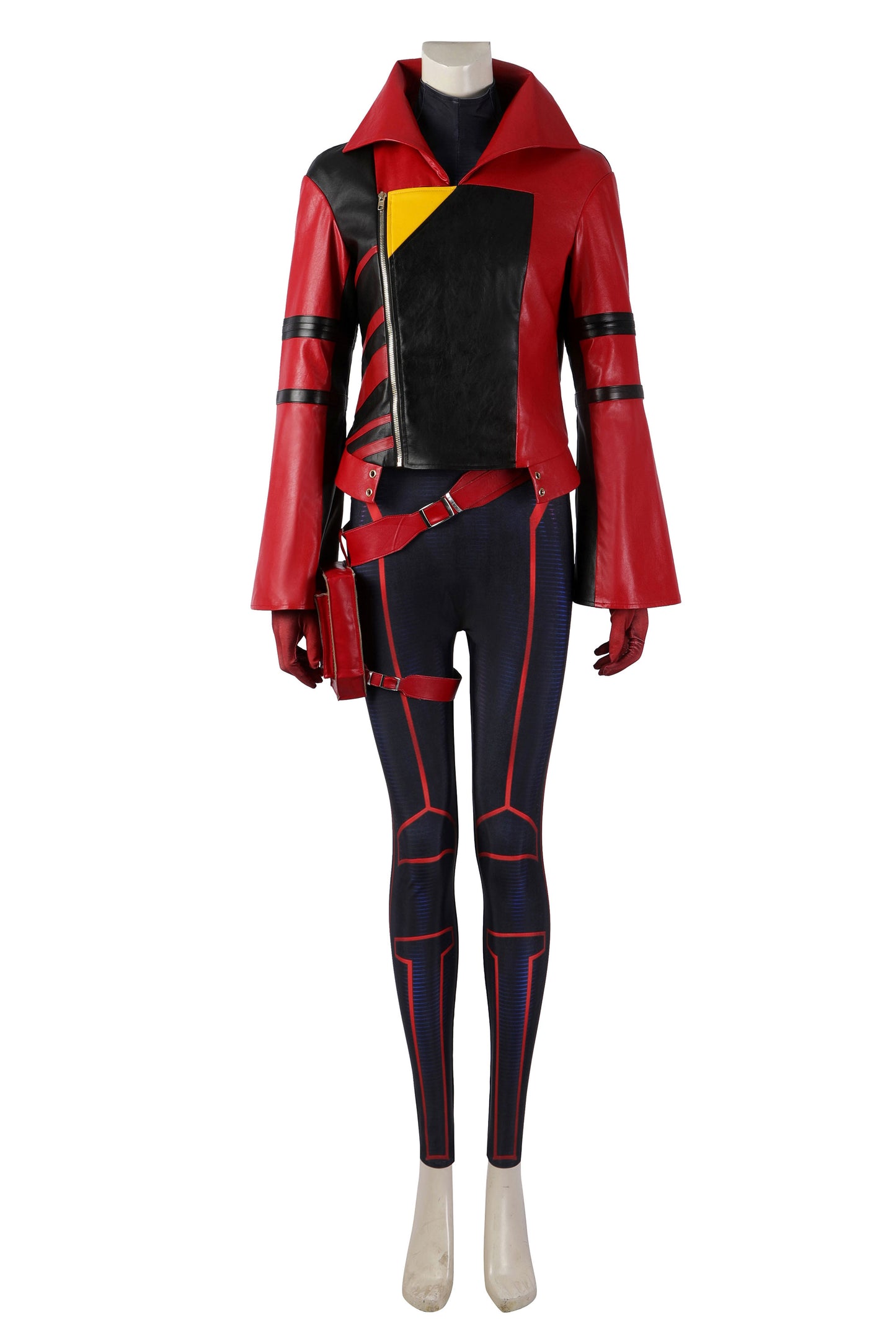 Marvel Spiderman Jessica Drew Complete Cosplay Costume Outfit