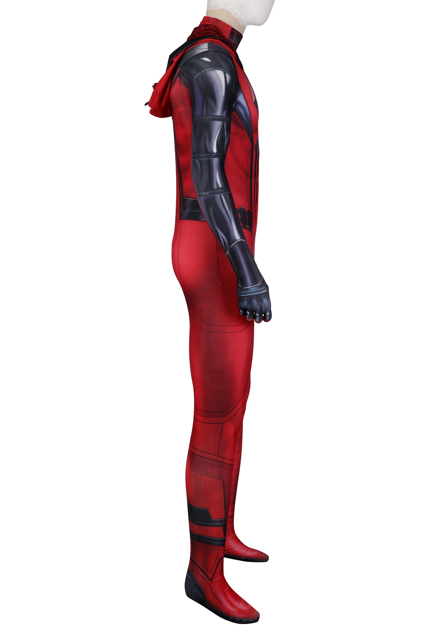 Marvel Spiderman PS5 Crimson Cowl Suit Complete Cosplay Costume Outfit