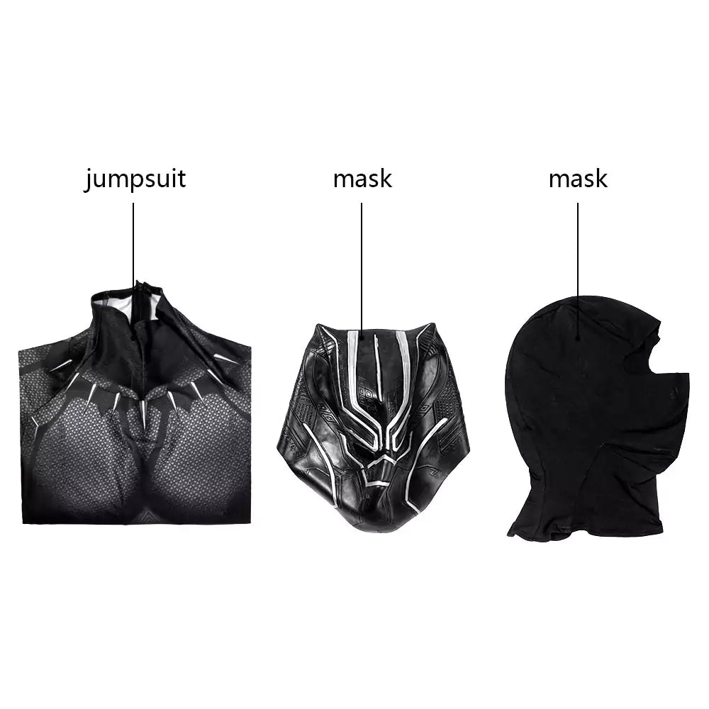 Marvel Black Panther Complete Cosplay Costume Outfit