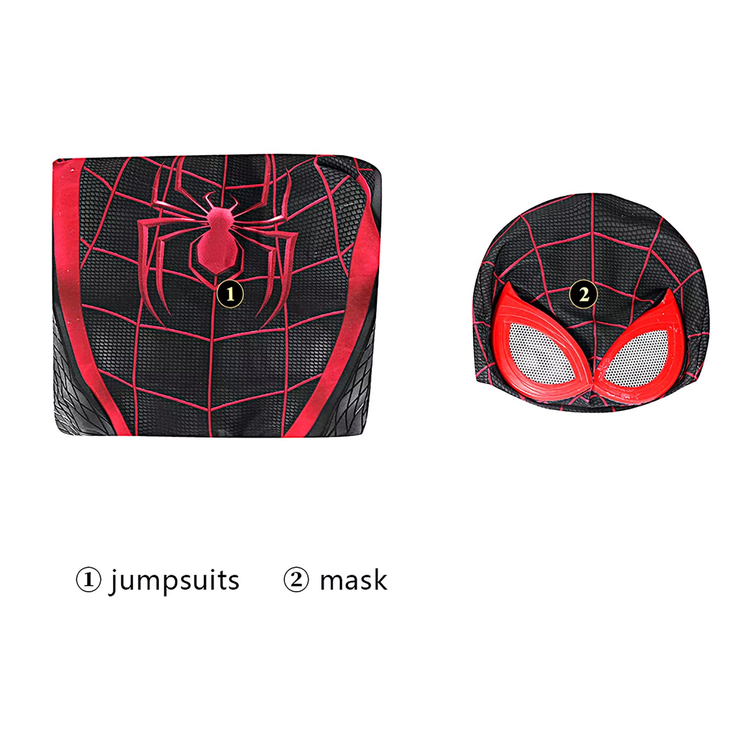 Marvel PS5 Spiderman Complete Cosplay Costume Outfit