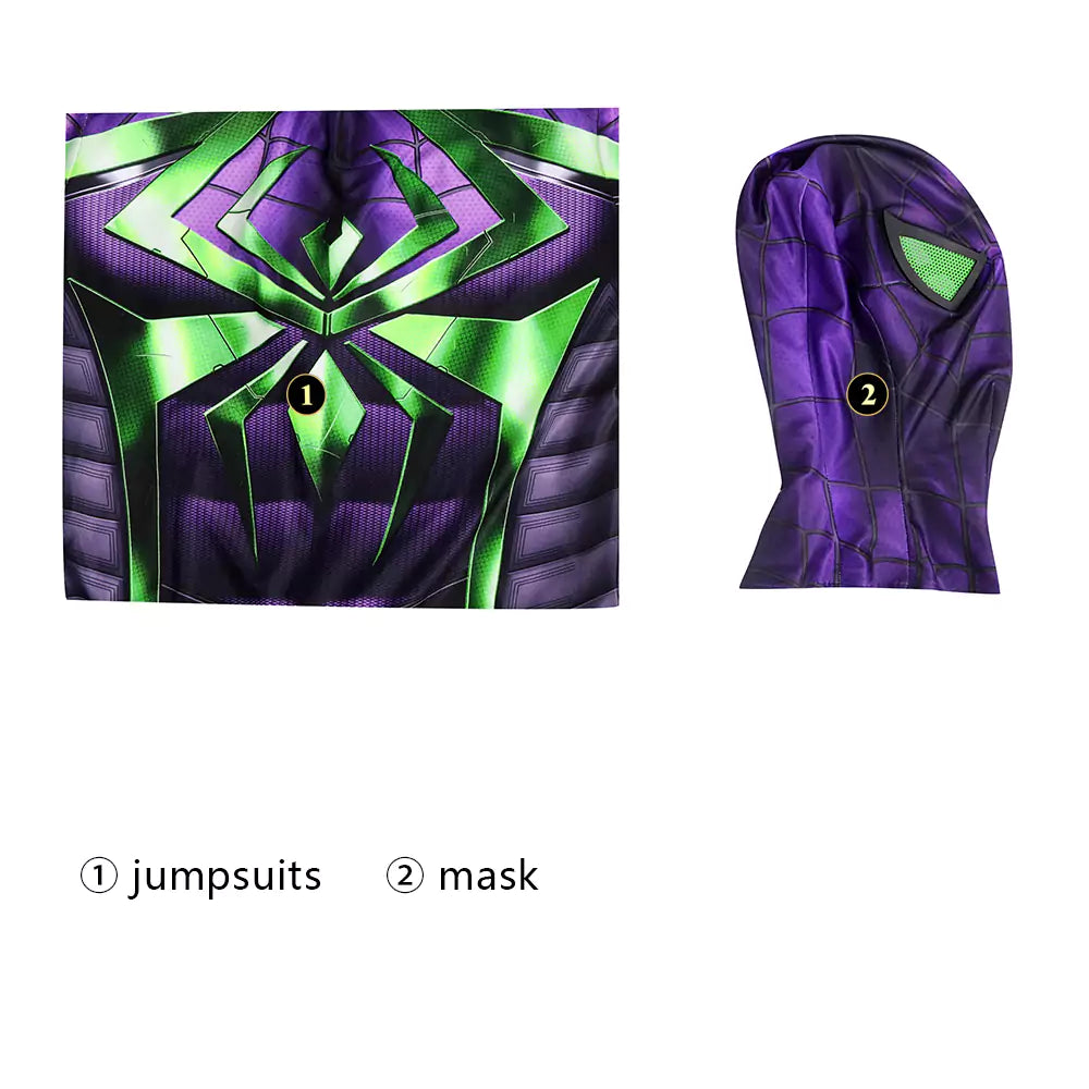 Spider-Man Purple Reign Cosplay Costume | Marvel Outfit