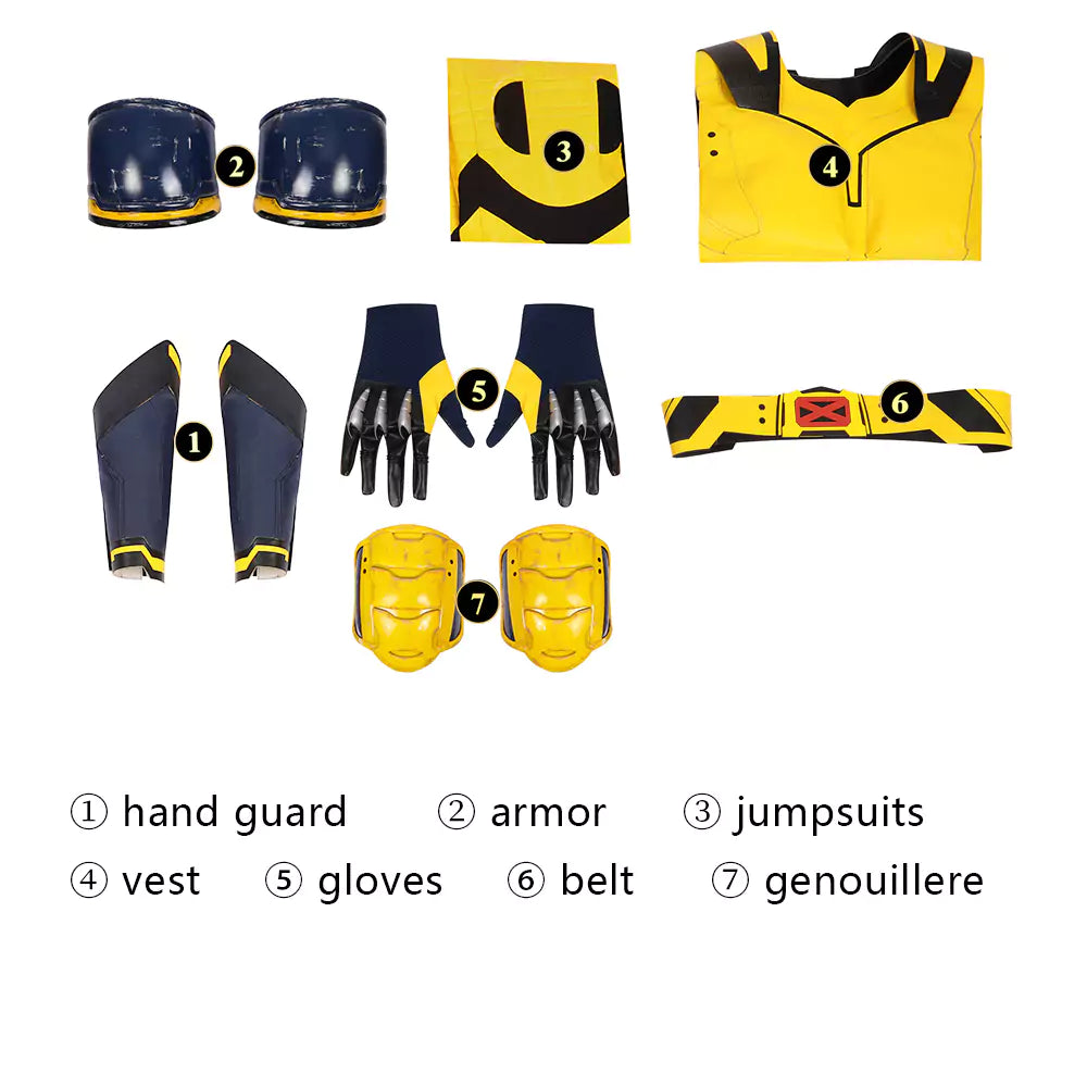 Marvel Deadpool 3 Wolverine Complete Custom Cosplay Costume Outfit