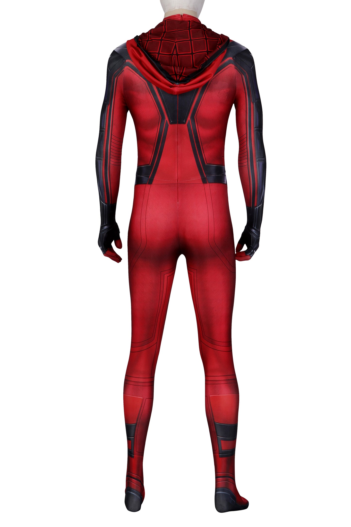 Spider-Man PS5 Crimson Cowl Suit Cosplay Costume | Marvel Outfit