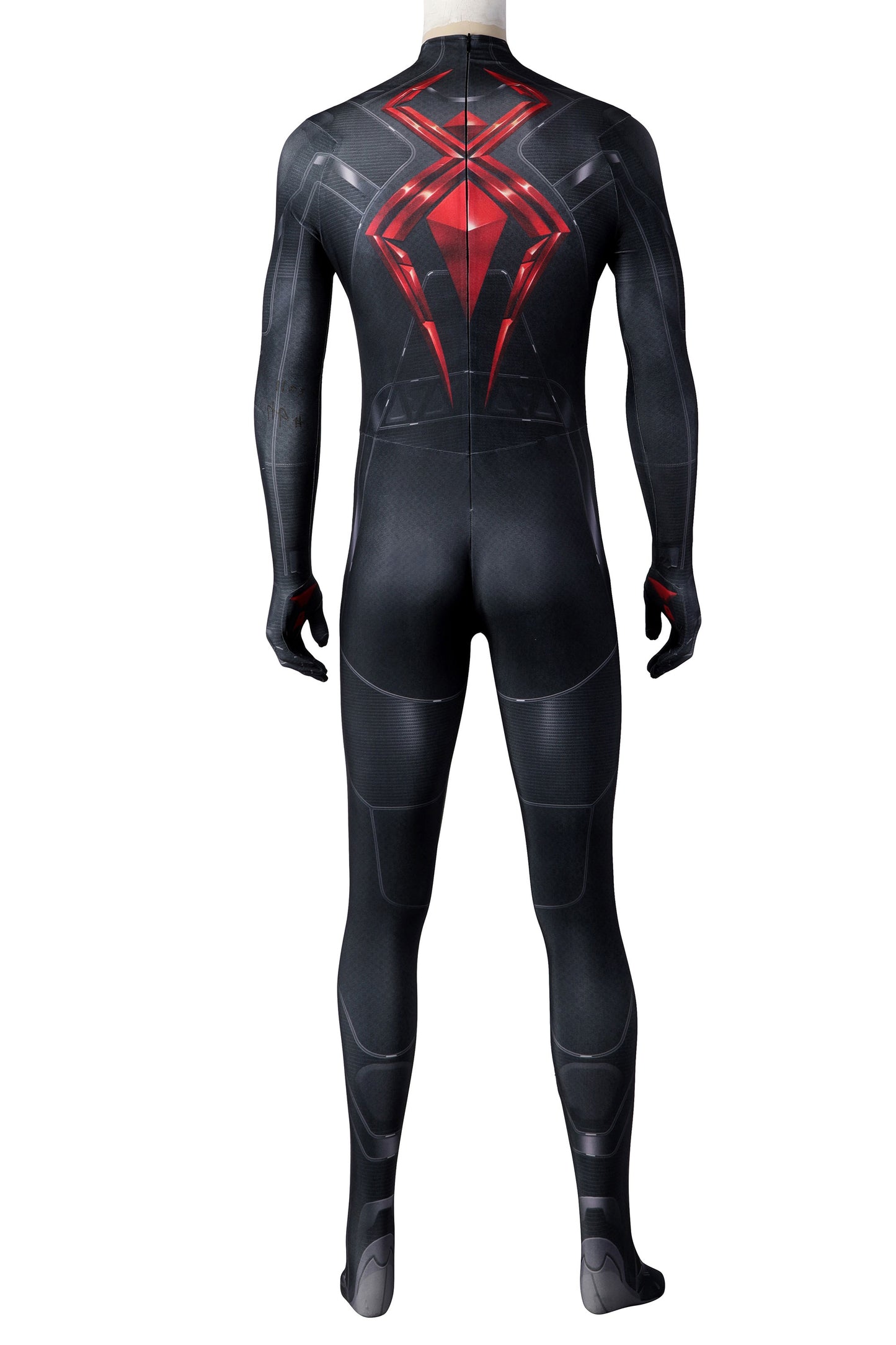 Marvel Spiderman Dark Suit Complete Cosplay Costume Outfit