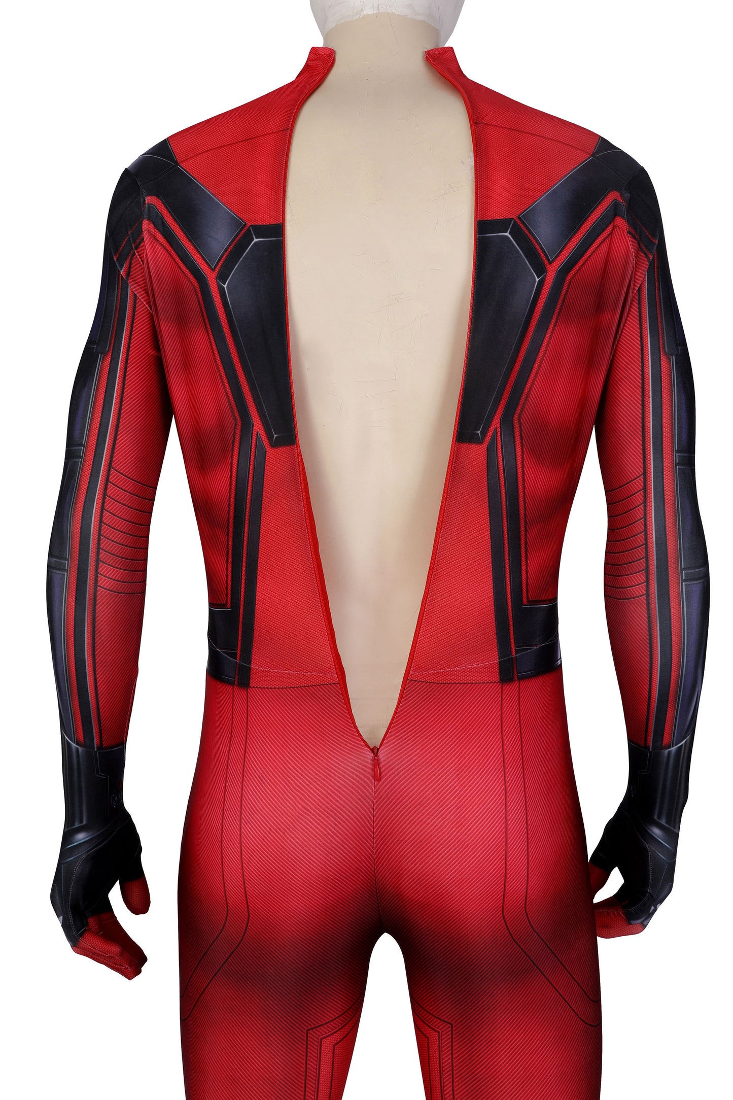 Marvel Spiderman PS5 Crimson Cowl Suit Complete Cosplay Costume Outfit