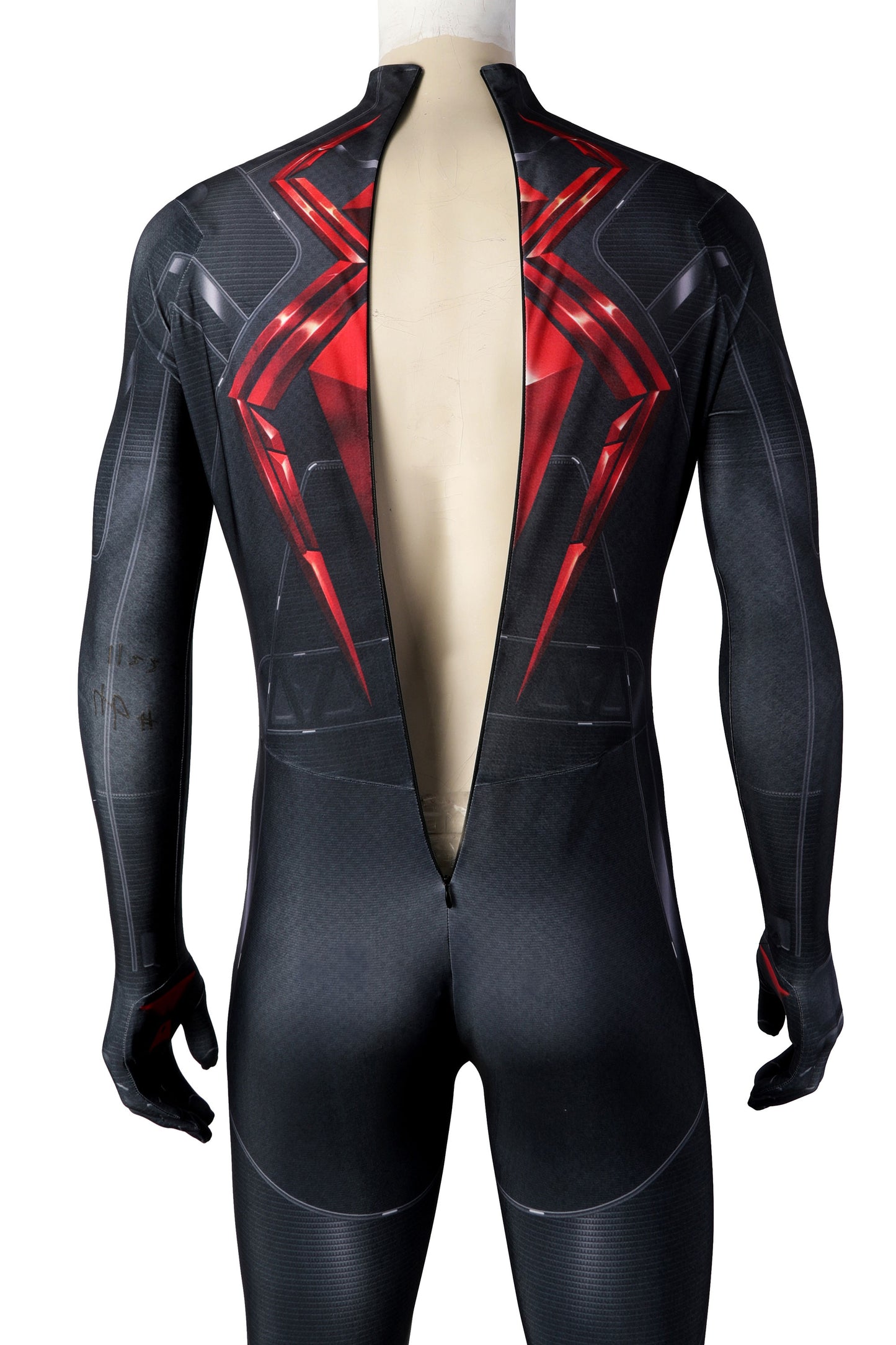 Marvel Spiderman Dark Suit Complete Cosplay Costume Outfit