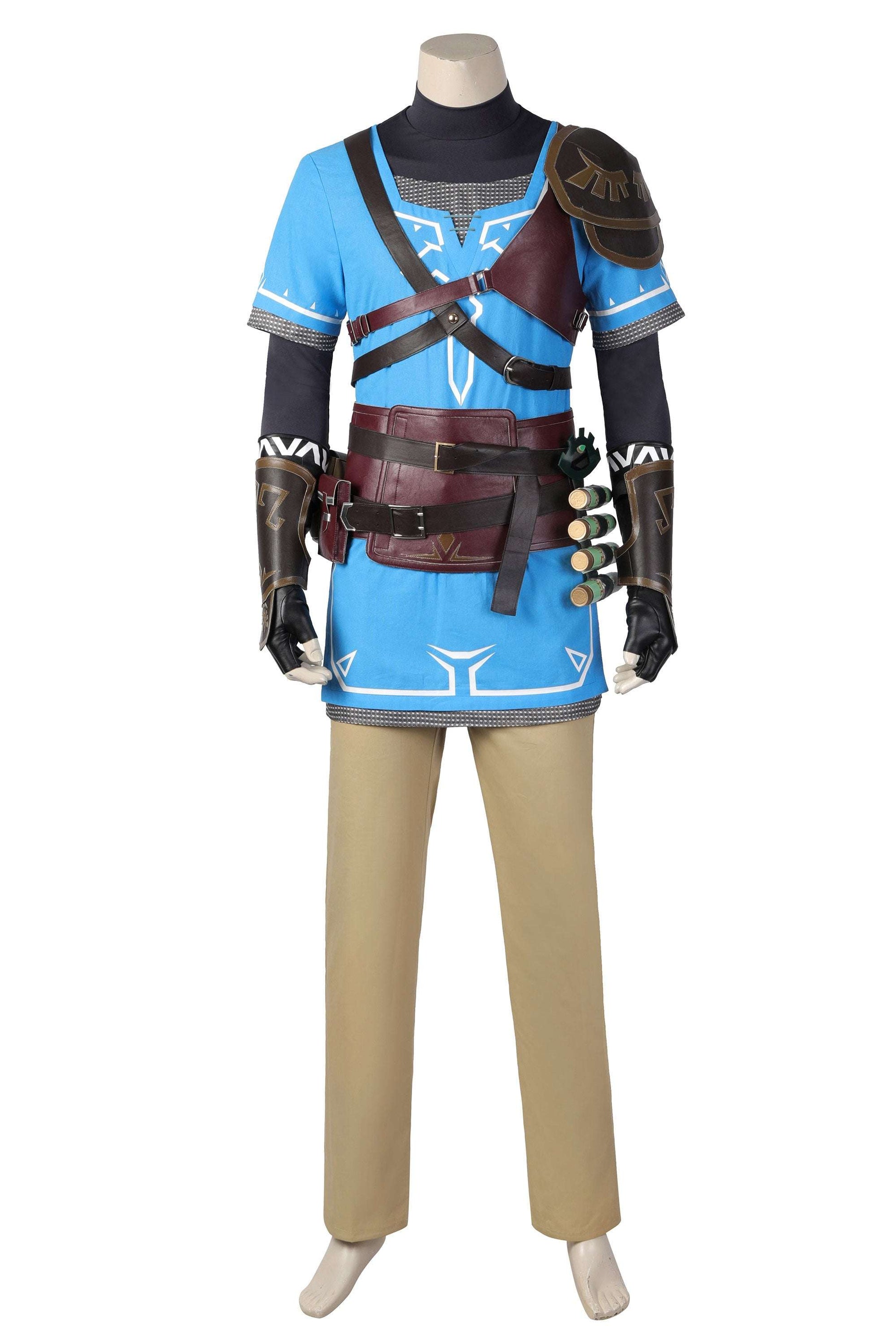 The Legend of Zelda Tears of the Kingdom Link Complete Cosplay Costume Outfit