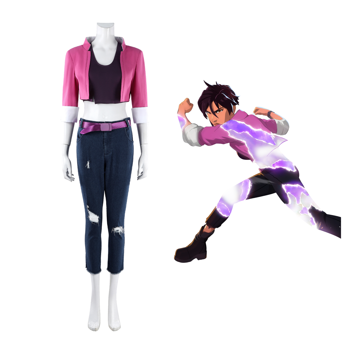 Dispatch Invisigal Cosplay Costume | Anime Outfit
