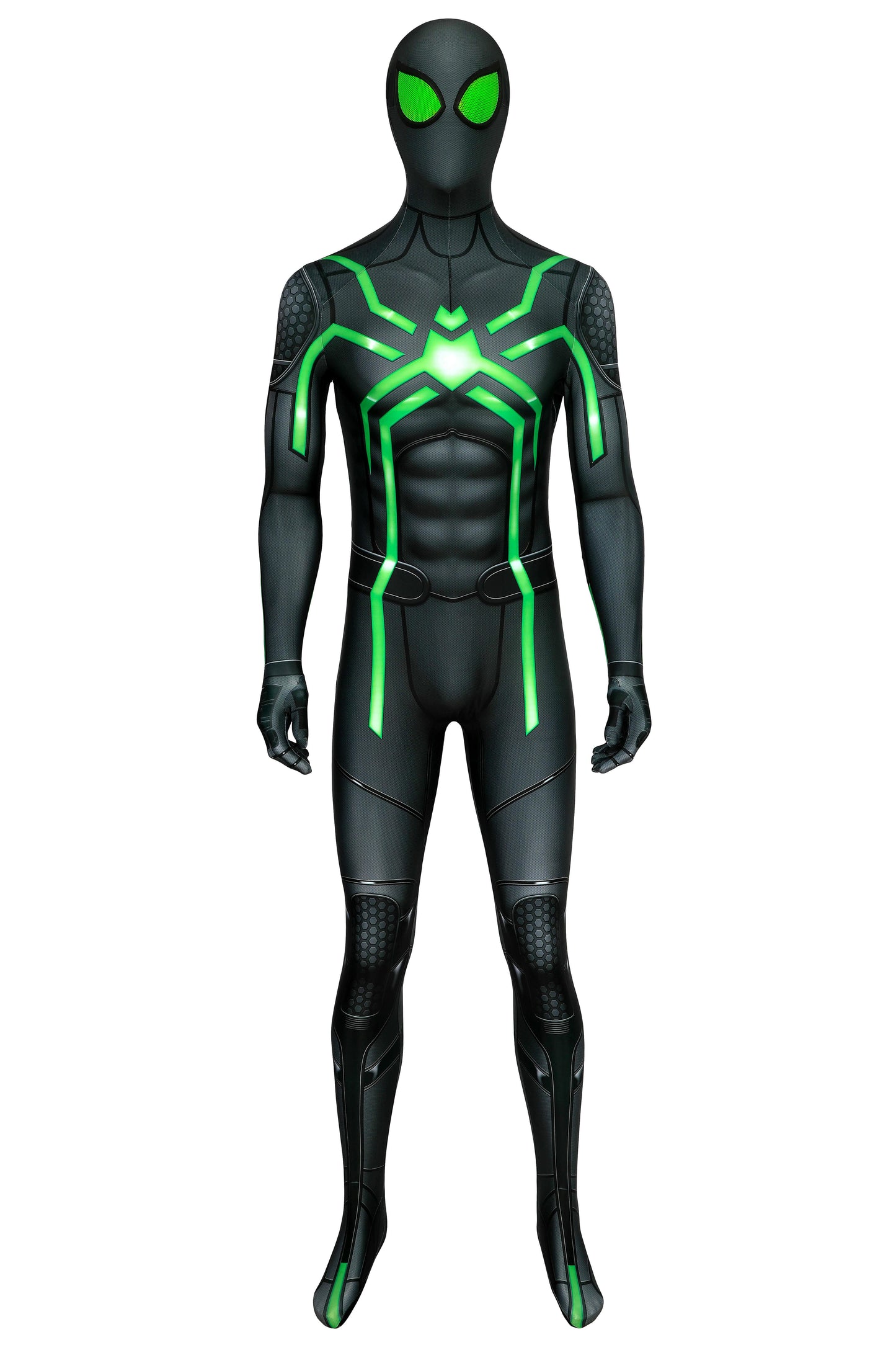 Spider-Man PS4 Stealth Big Time Suit Cosplay Costume | Marvel Outfit