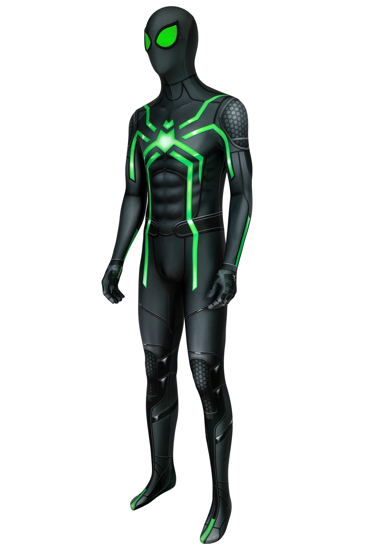 Spider-Man PS4 Stealth Big Time Suit Cosplay Costume | Marvel Outfit