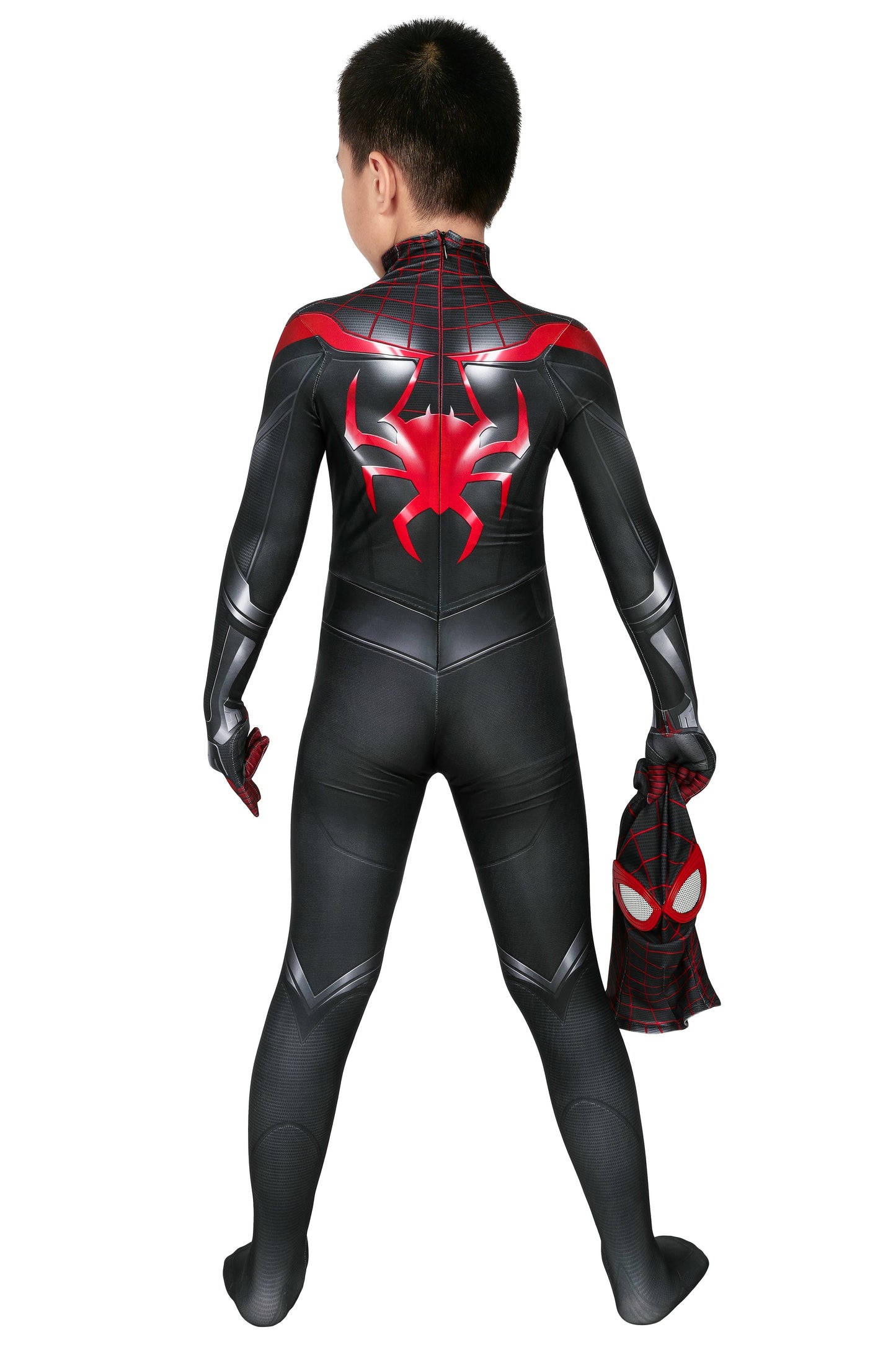 Kids Spider-Man PS5 Miles Morales Cosplay Costume | Marvel Outfit