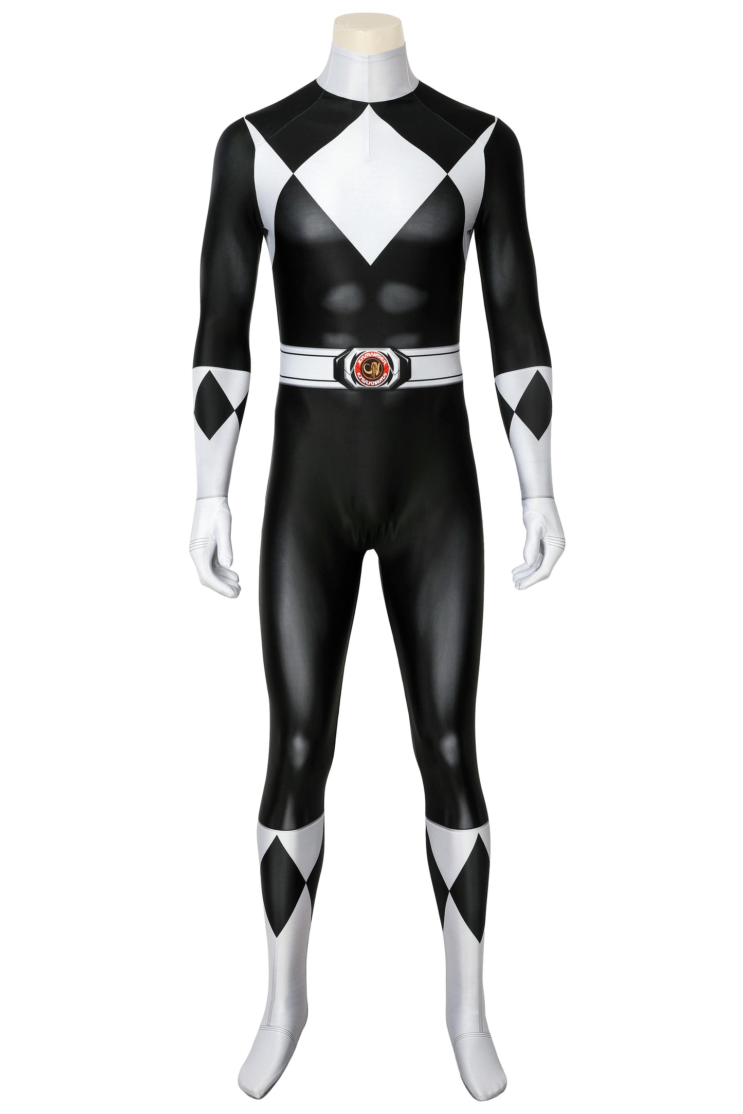 Power Ranger Zack Black Ranger Complete Cosplay Costume Outfit