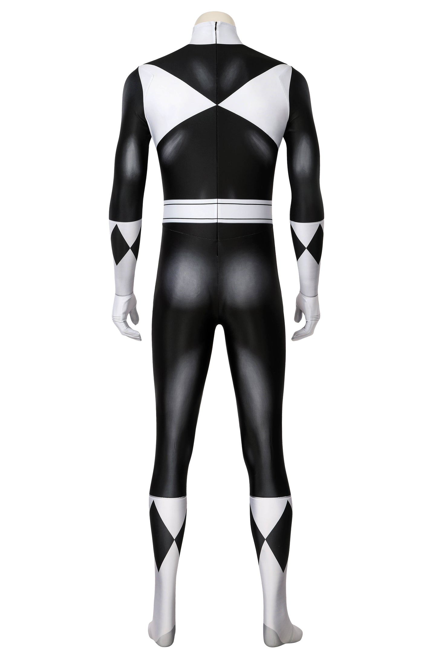 Power Ranger Zack Black Ranger Complete Cosplay Costume Outfit