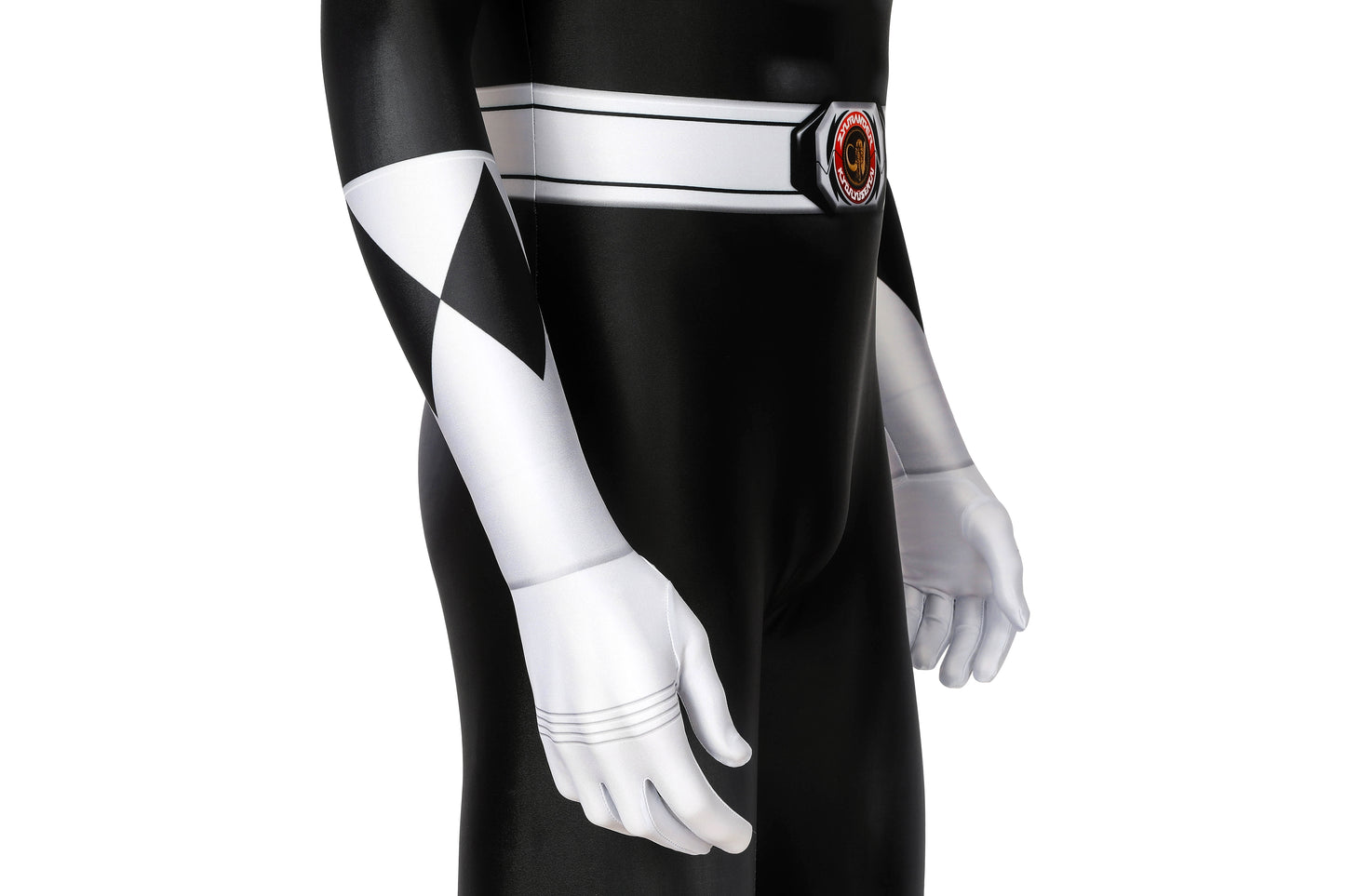 Power Ranger Zack Black Ranger Complete Cosplay Costume Outfit