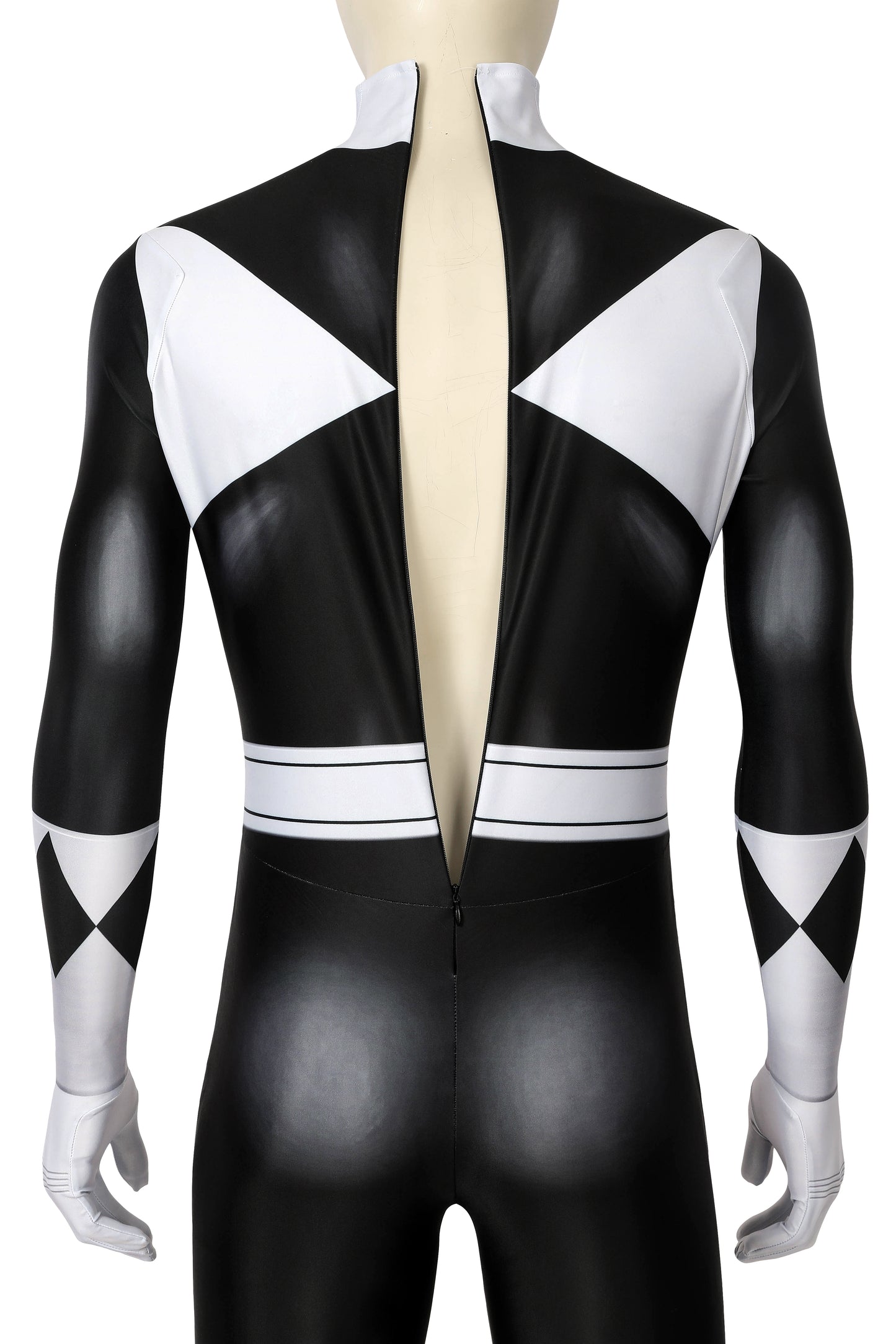 Power Ranger Zack Black Ranger Complete Cosplay Costume Outfit