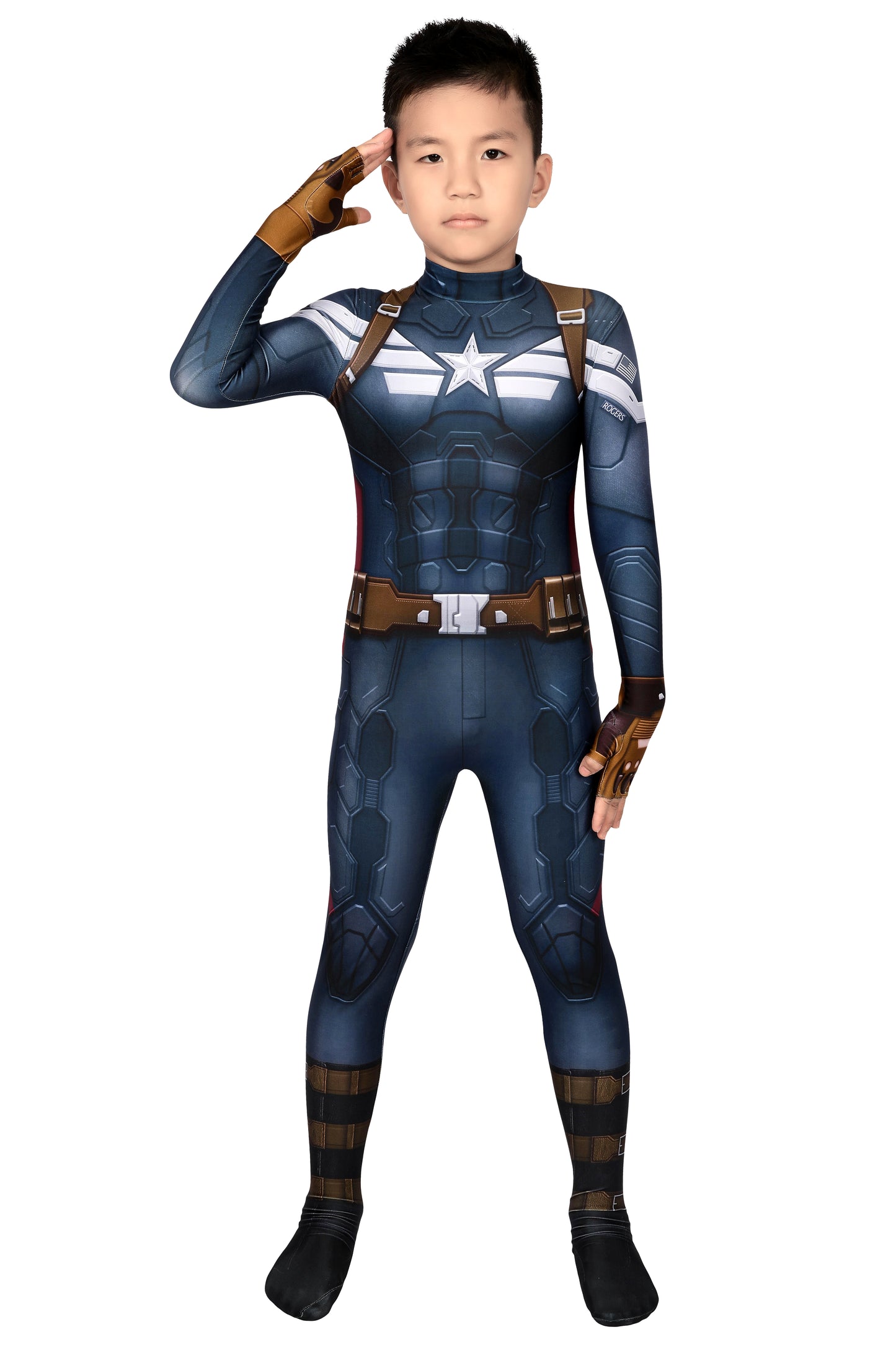 Kids Captain America Winter Soldier Cosplay Costume | Marvel Outfit