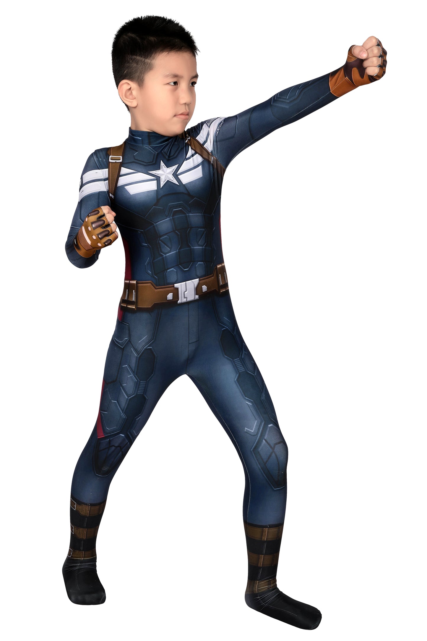 Kids Captain America Winter Soldier Cosplay Costume | Marvel Outfit