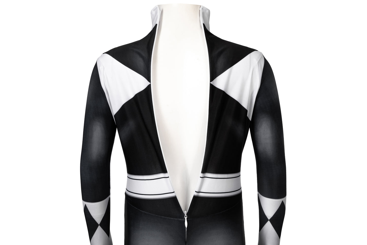 Power Ranger Kids Zack Black Ranger Complete Cosplay Costume Outfit