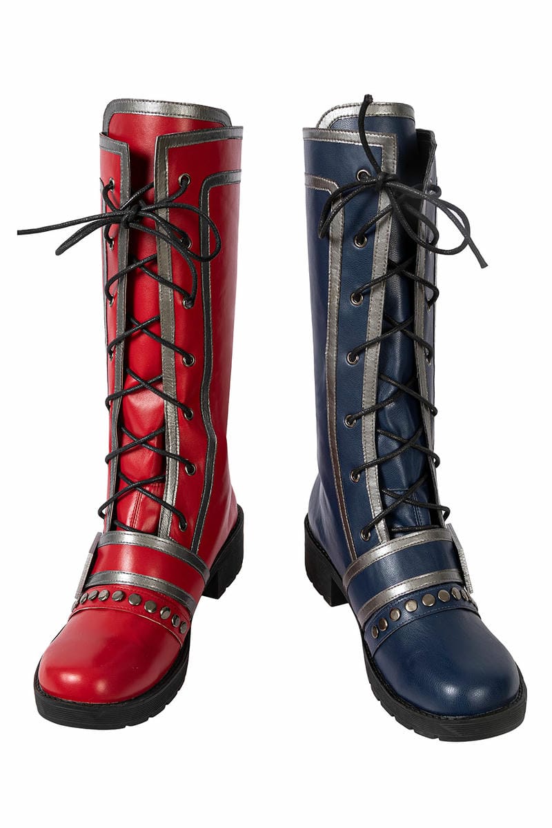 Suicide Squad Harley Quinn Custom Cosplay Shoes | Superhero Footwear