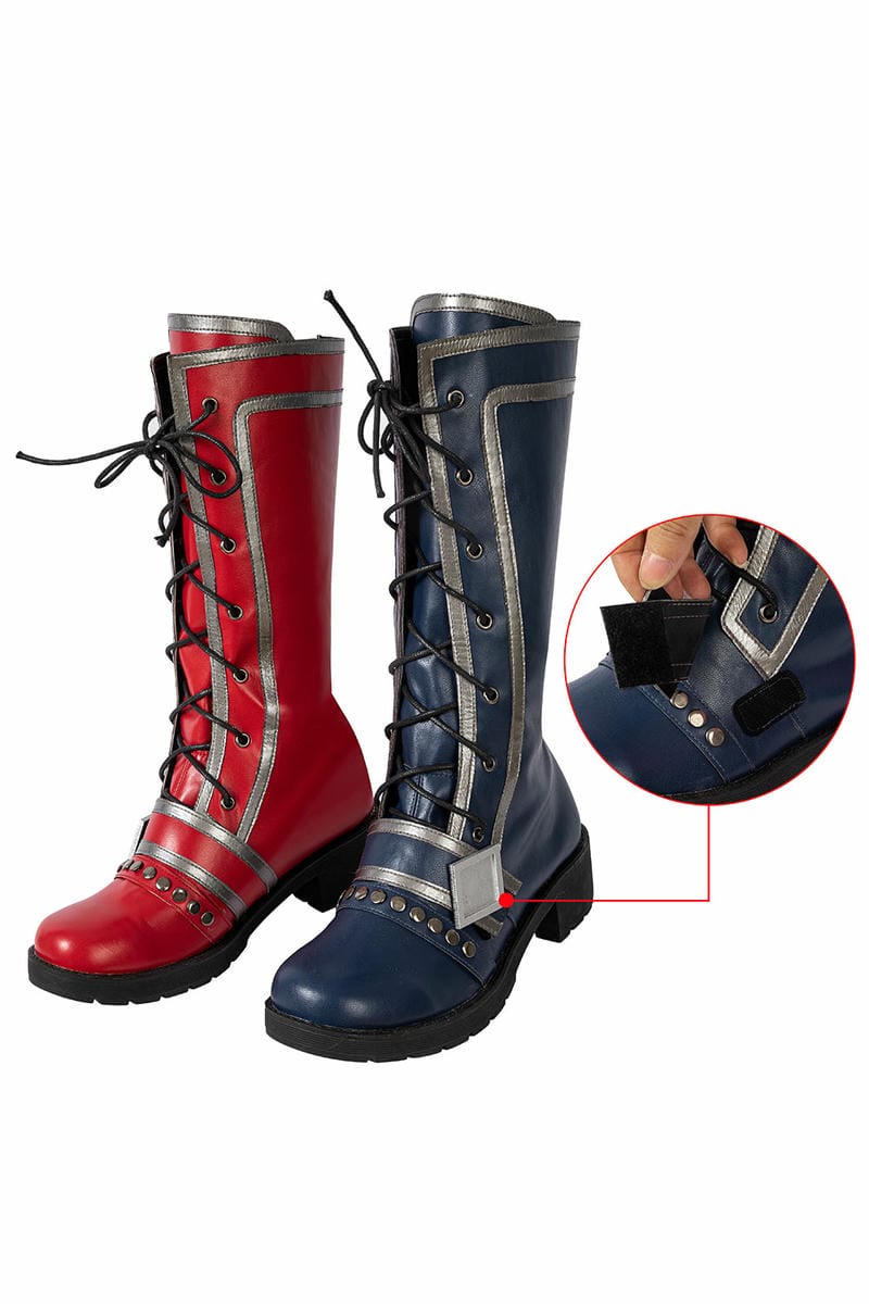 Suicide Squad Harley Quinn Custom Cosplay Shoes | Superhero Footwear