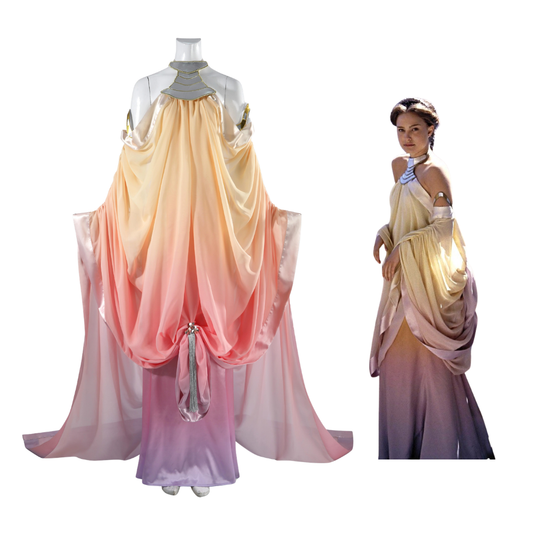 Star Wars Episode II Padmé Amidala Lake Dress Cosplay Costume | TV Outfit