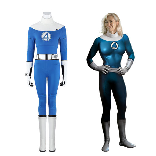 Fantastic Four Invisible Woman Custom Cosplay Costume | Marvel Outfit