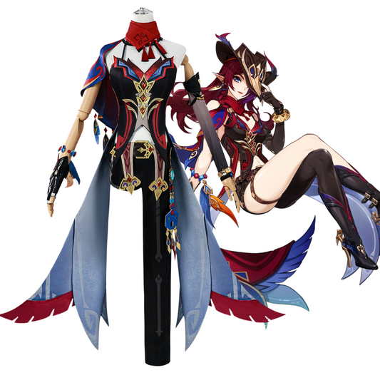 Genshin Impact Chasca Cosplay Costume | Game Outfit