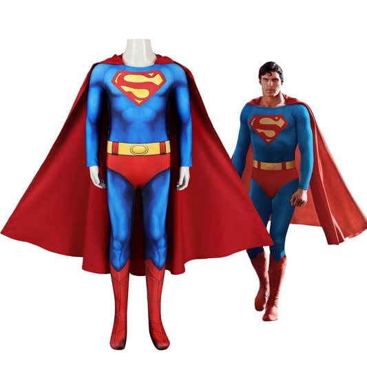 Kids Superman 1978 Cosplay Costume | Movie Outfit