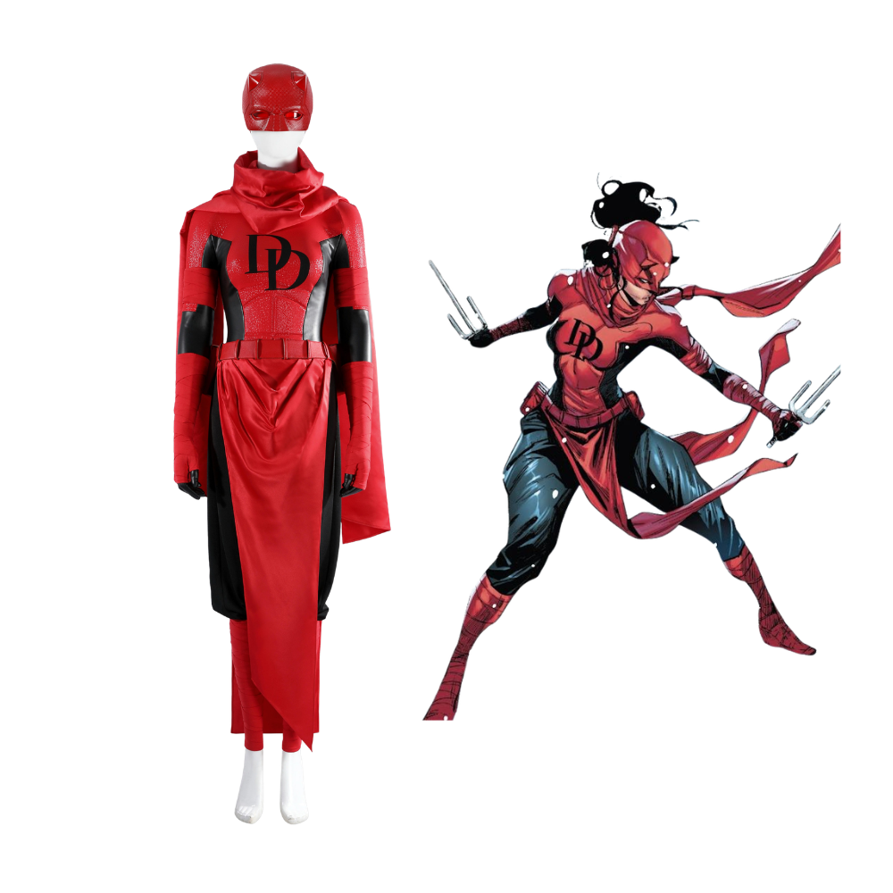 Costume de cosplay d'Elektra Natchios (Daredevil) | Tenue Marvel 
