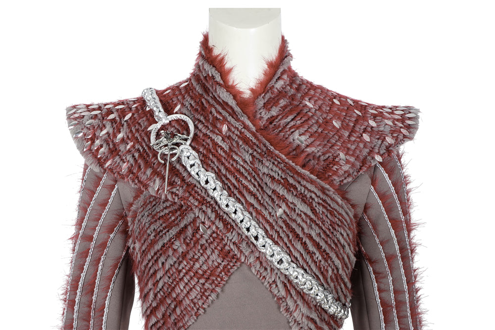 Game of Thrones S8 Daenerys Targaryen V3 Cosplay Costume | TV Outfit