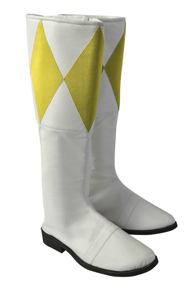 Power Rangers Yellow Male Ranger Custom Cosplay Shoes | Superhero Footwear