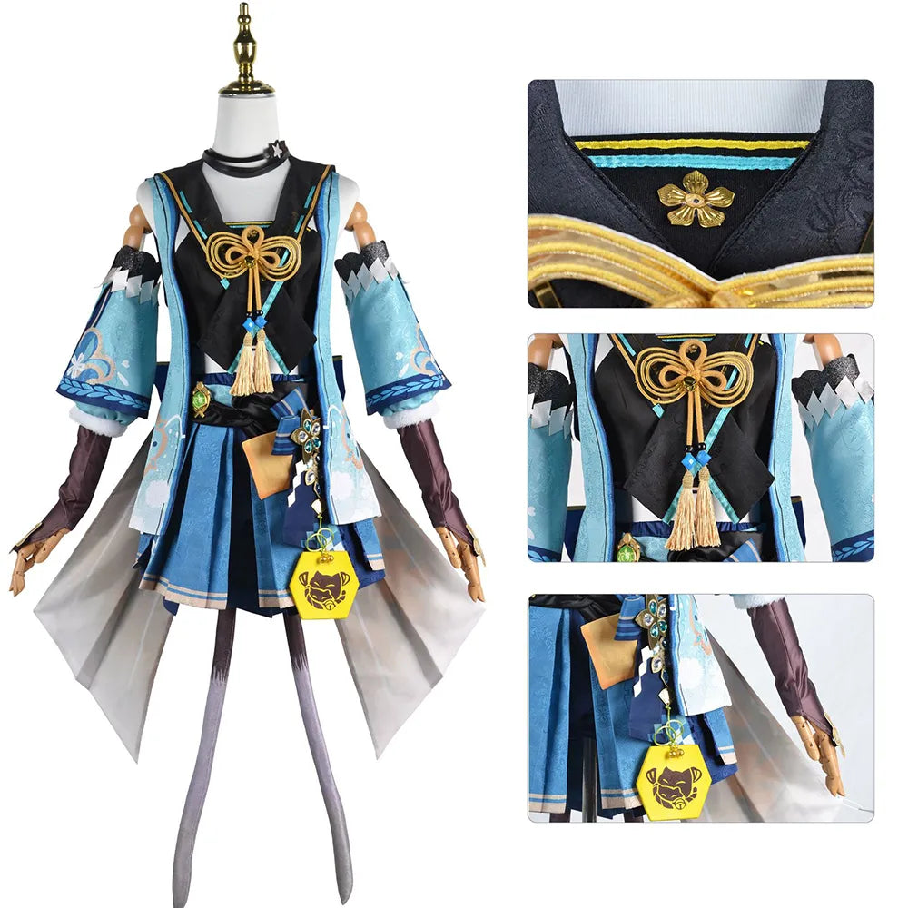 Genshin Impact Kirara Complete Cosplay Costume Outfit