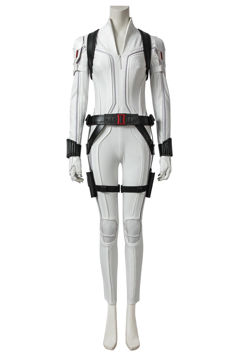 Black Widow Natasha Romanoff White Suit Cosplay Costume | Marvel Outfit
