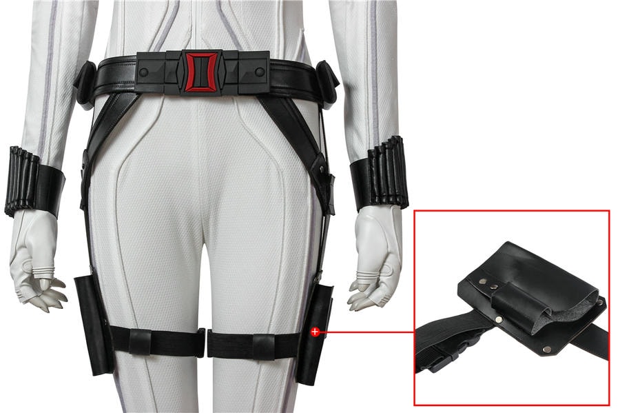 Black Widow Natasha Romanoff White Suit Cosplay Costume | Marvel Outfit