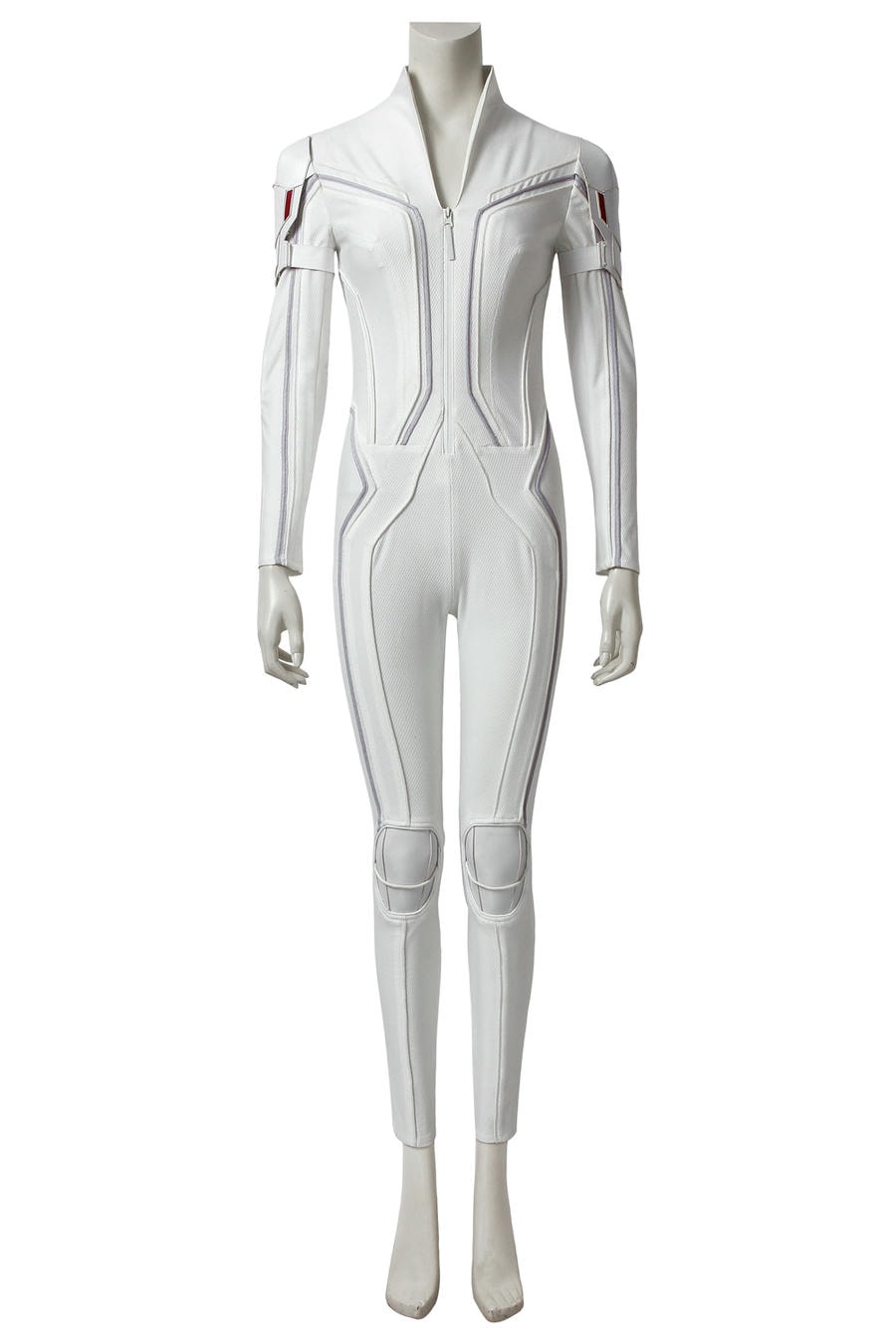 Black Widow Natasha Romanoff White Suit Cosplay Costume | Marvel Outfit