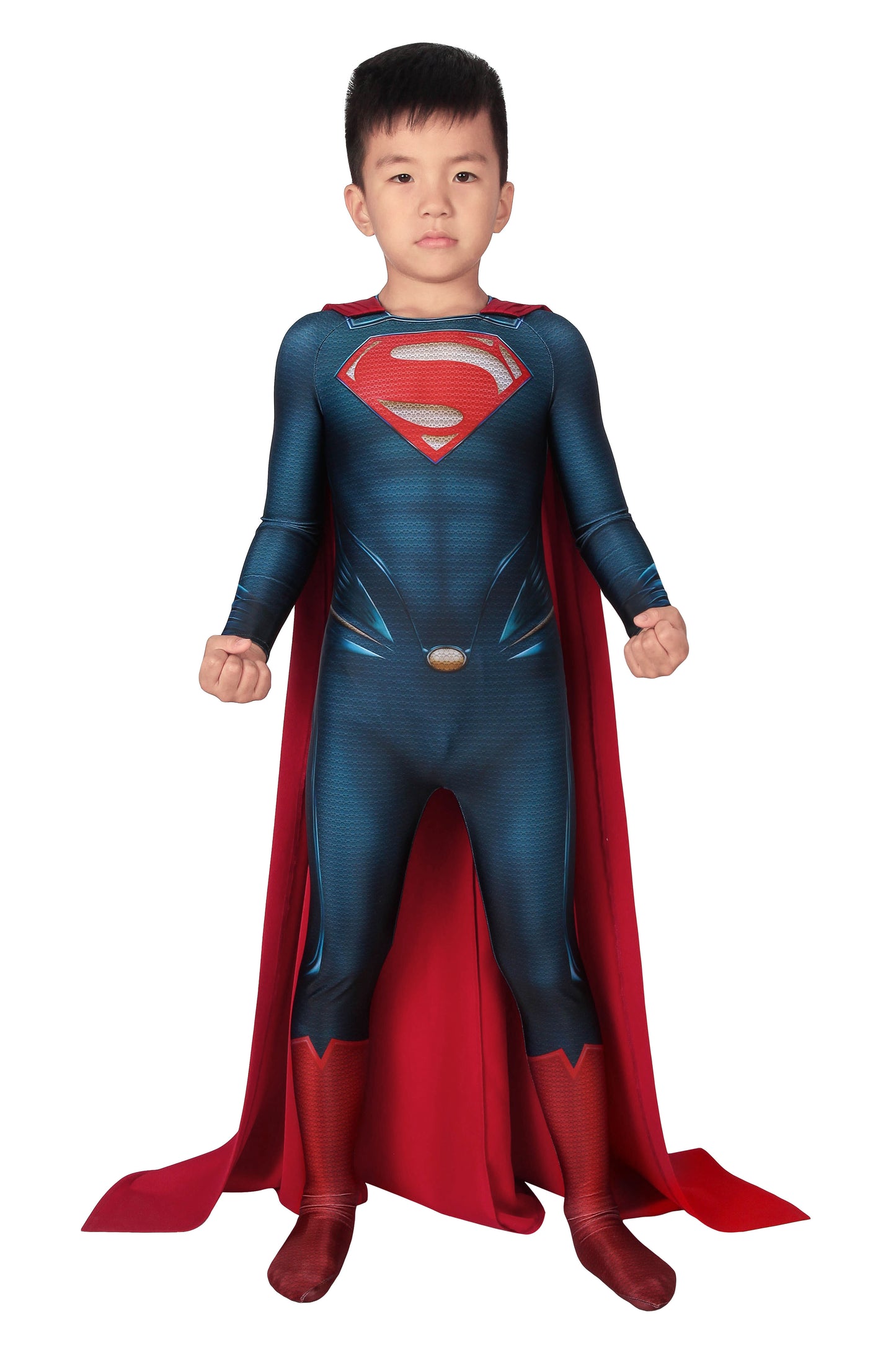 Kids Superman Man of Steel Cosplay Costume | DC Outfit